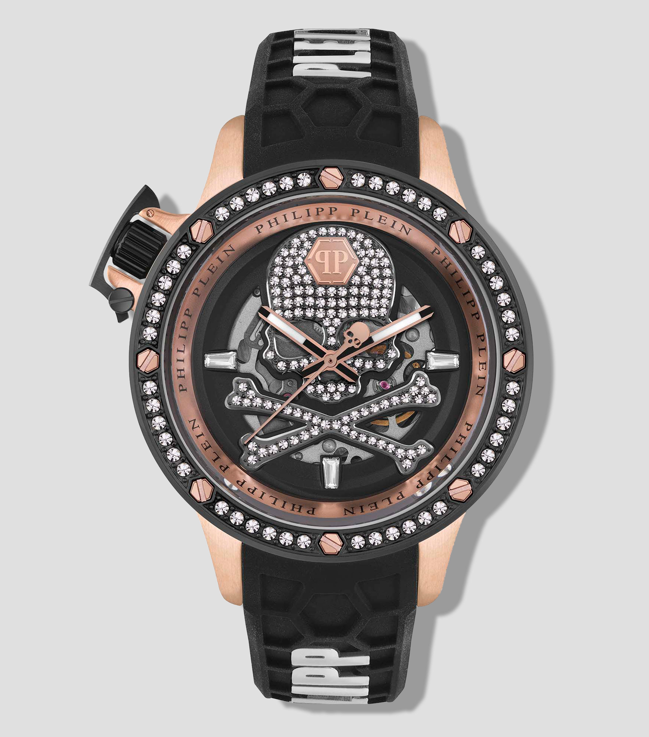 Reloj para hombre Plein Rich de vestir con cristales