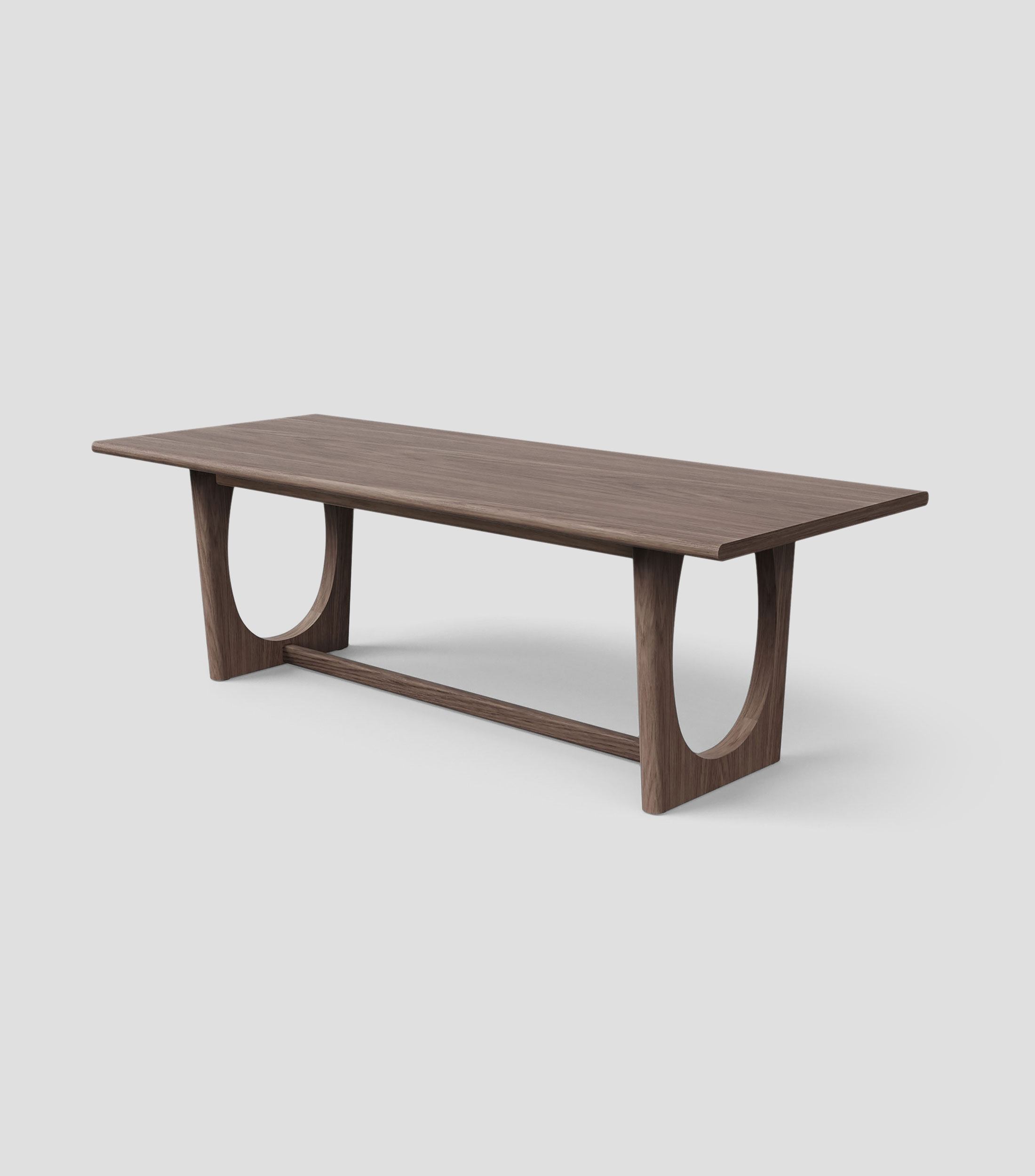 Mesa de comedor Flow en madera de roble