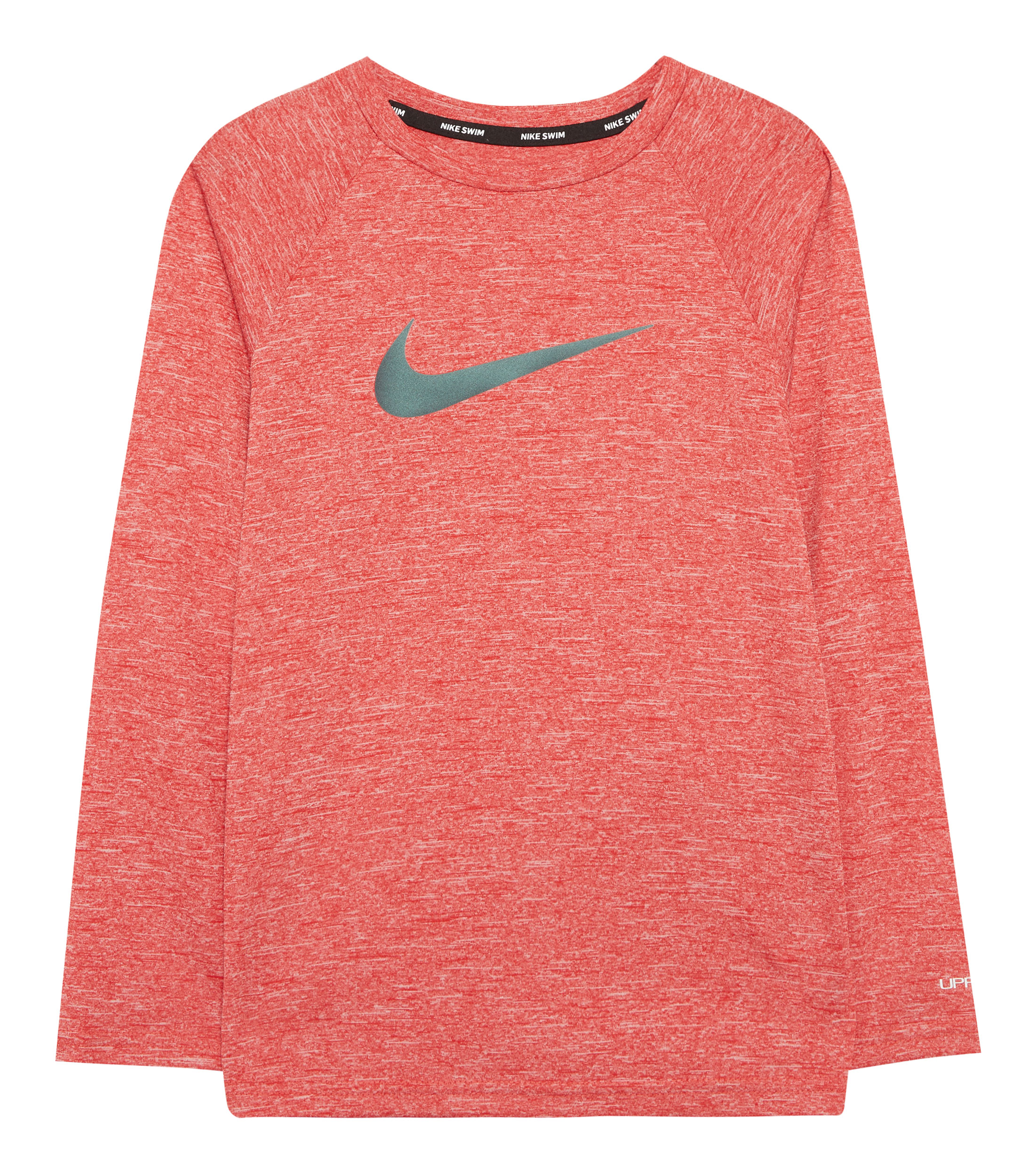 Nike Swimwear Playera para nadar con cuello redondo y manga larga
