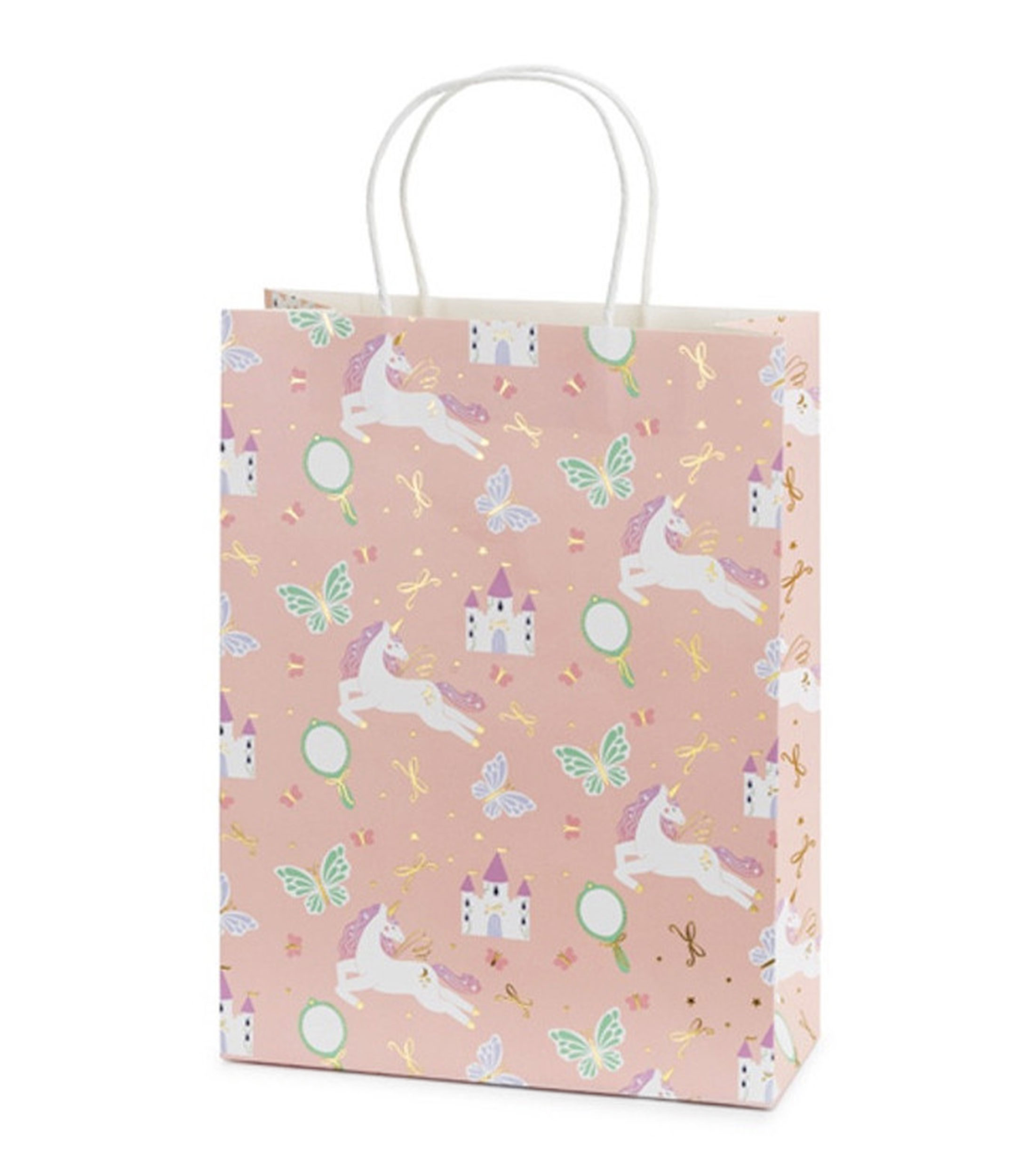 Bolsa para regalo con unicornios