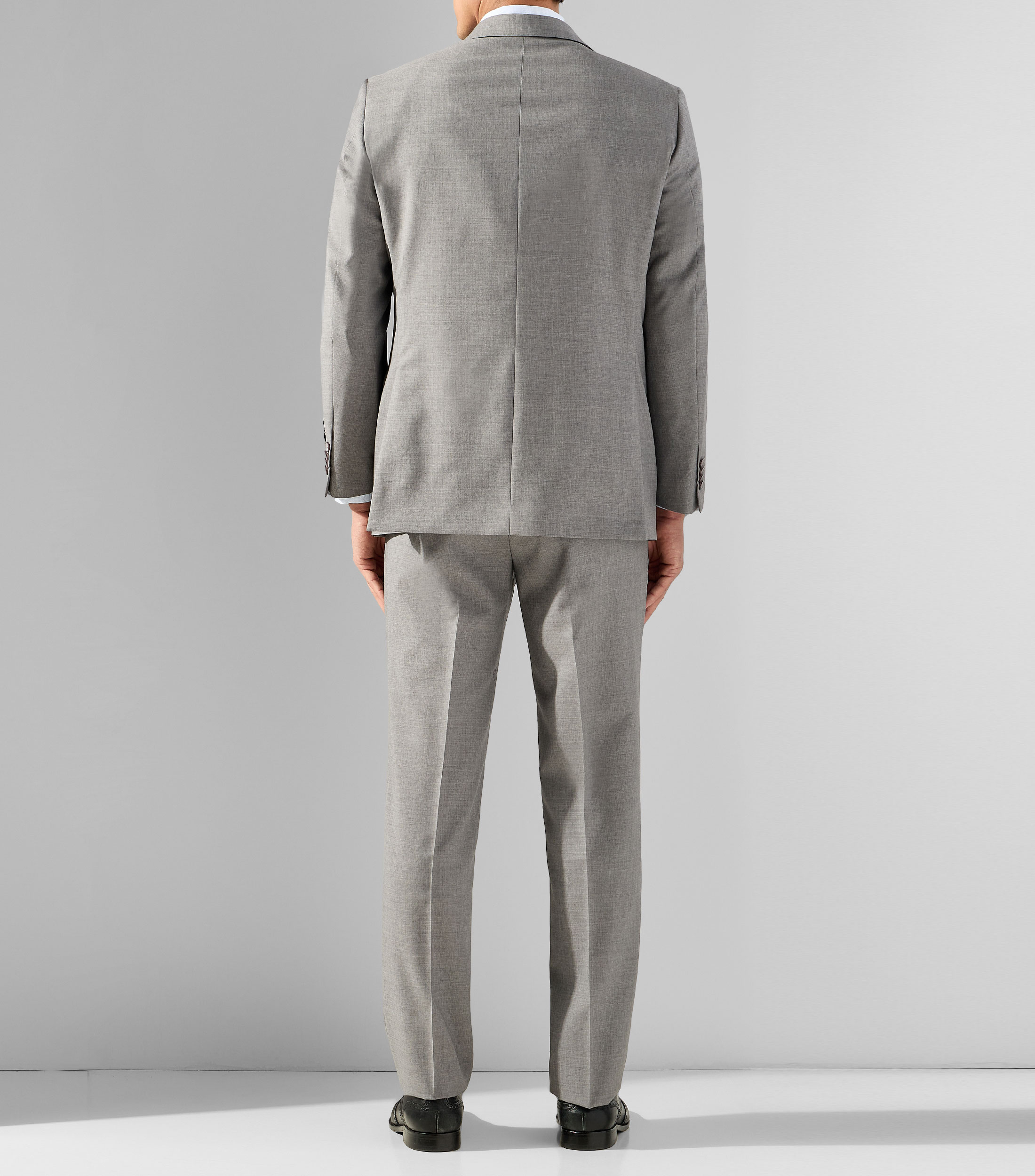 Traje de lana regular jaspeado Hombre