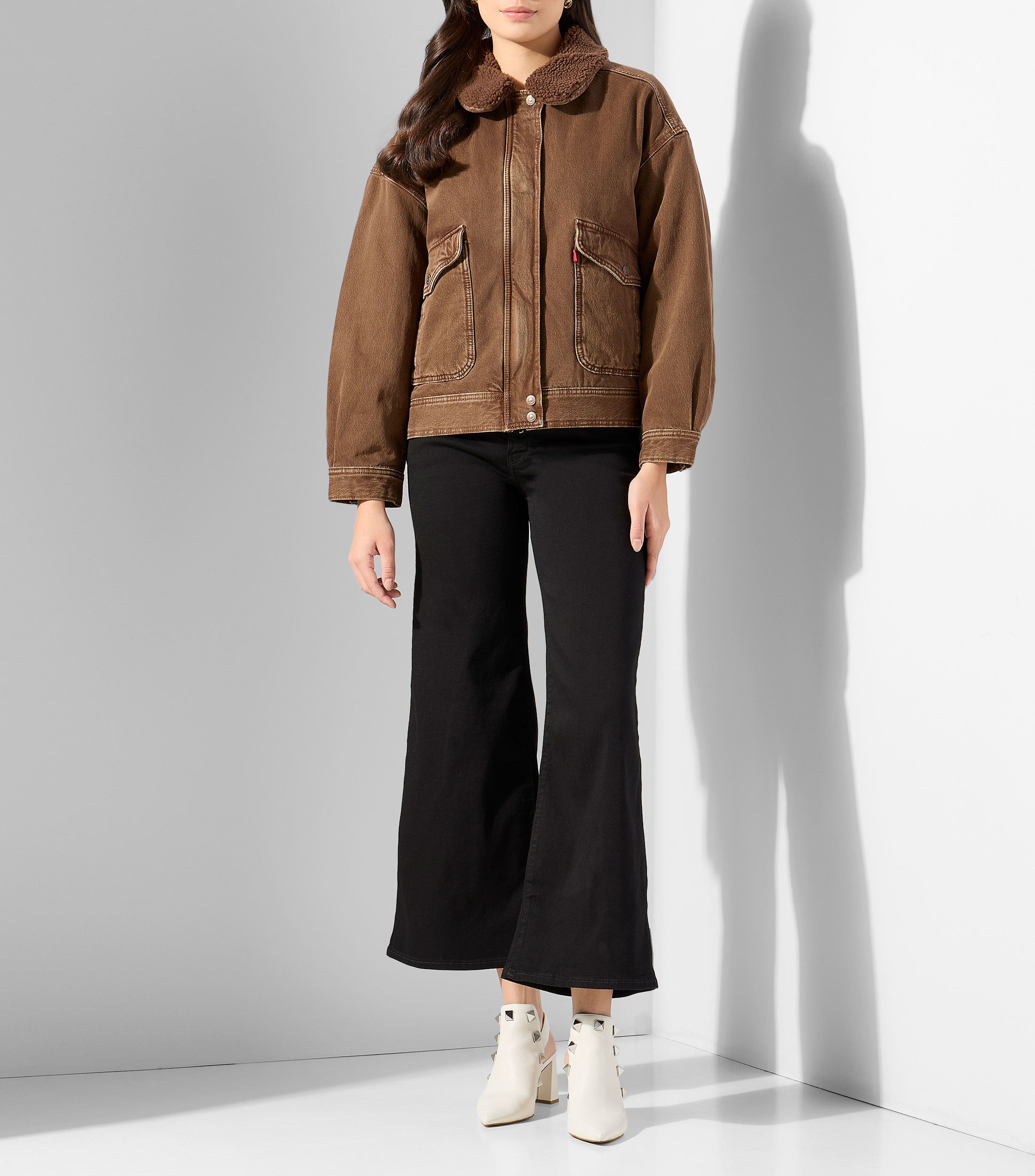 Jeans wideleg Mujer