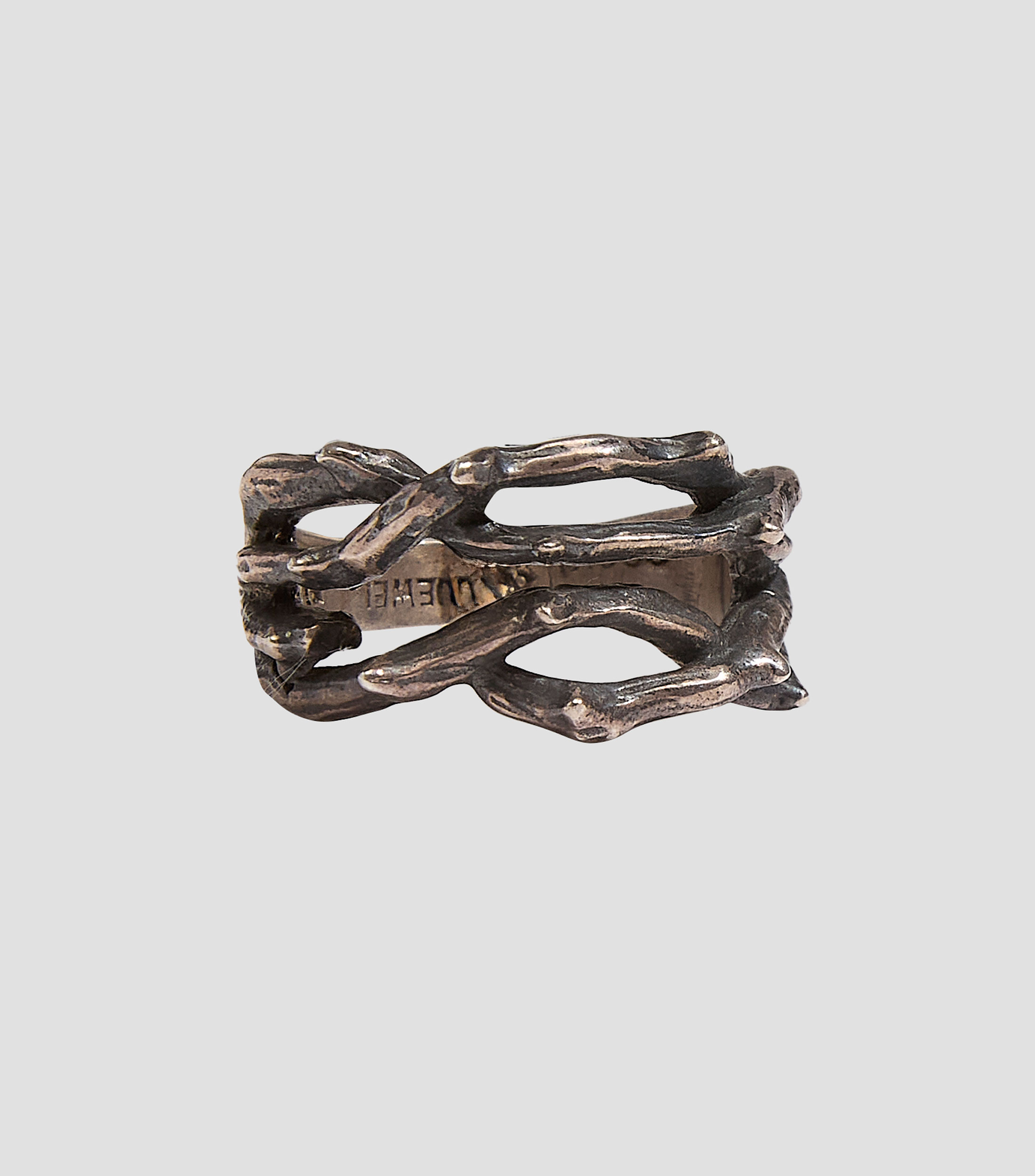 Anillo Thorn Crown en plata .925 Hombre