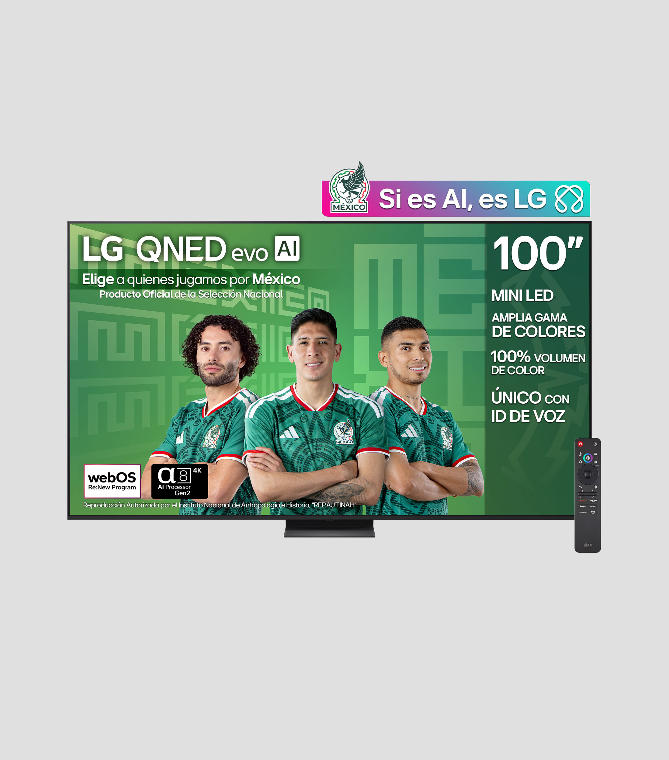 Pantalla 100 pulgadas Plana QNED evo AI QNED86 4K SMART TV 2025