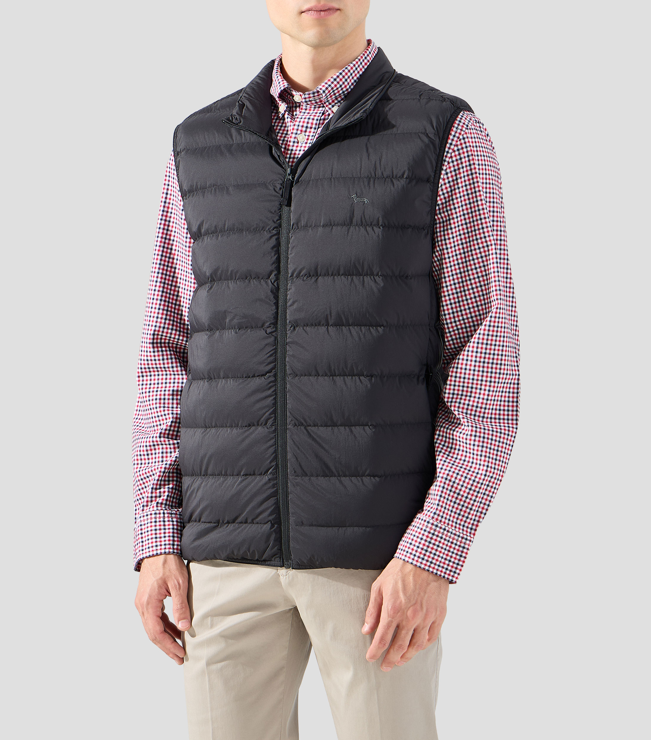 Chaleco puffer liso Hombre