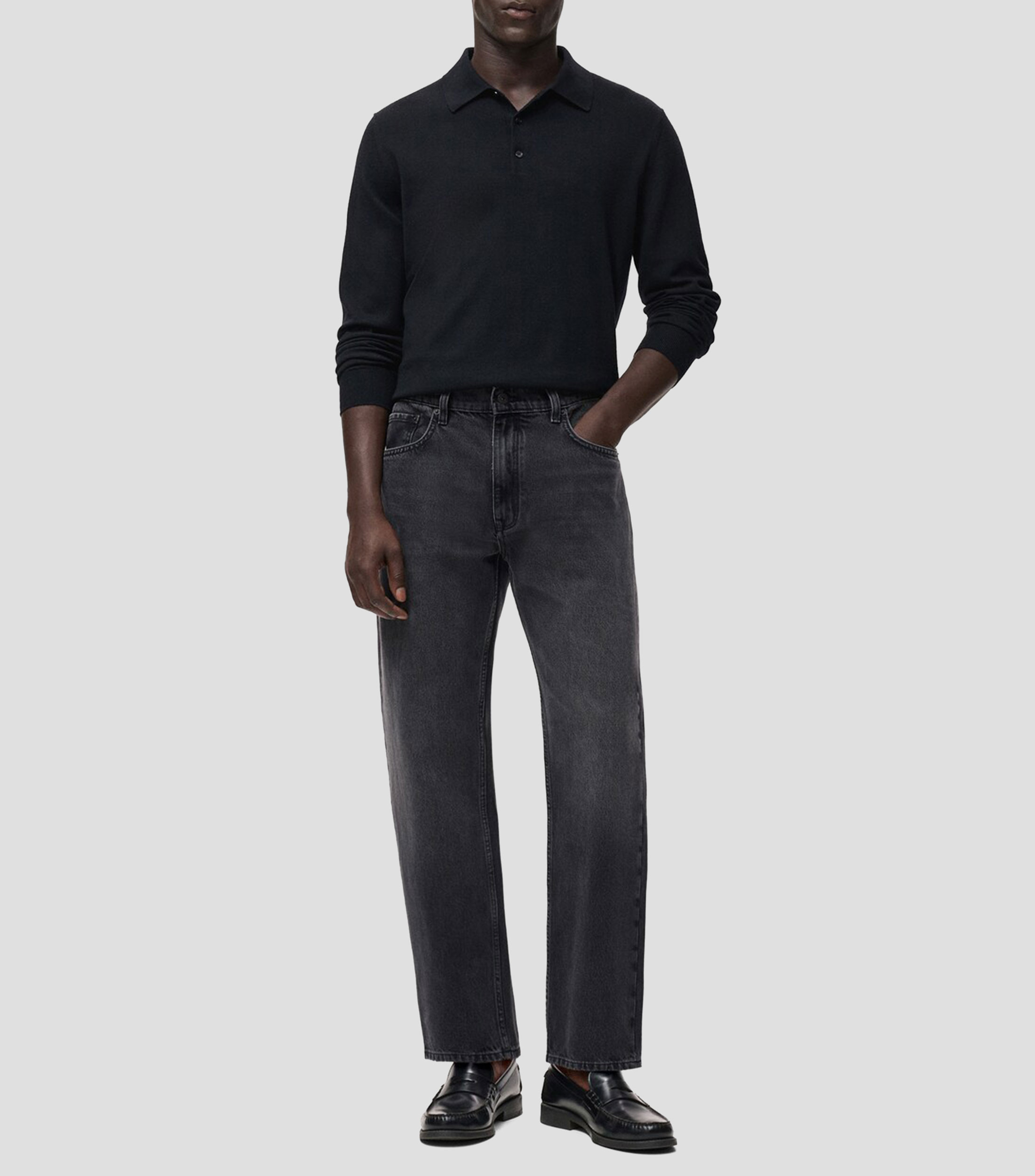 Jeans de corte straight Hombre
