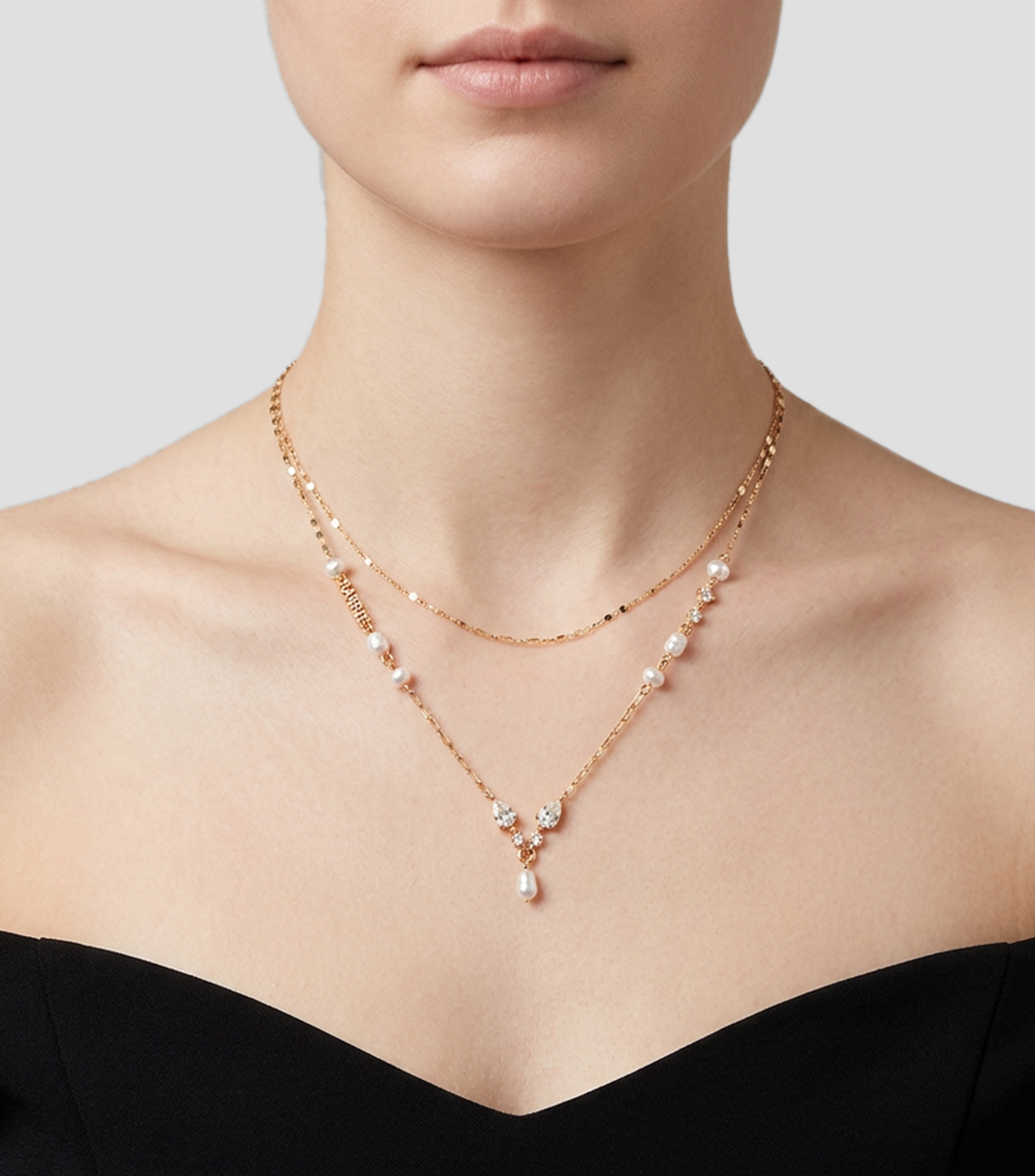 Set 2 Collares Daralessi con circonias Mujer