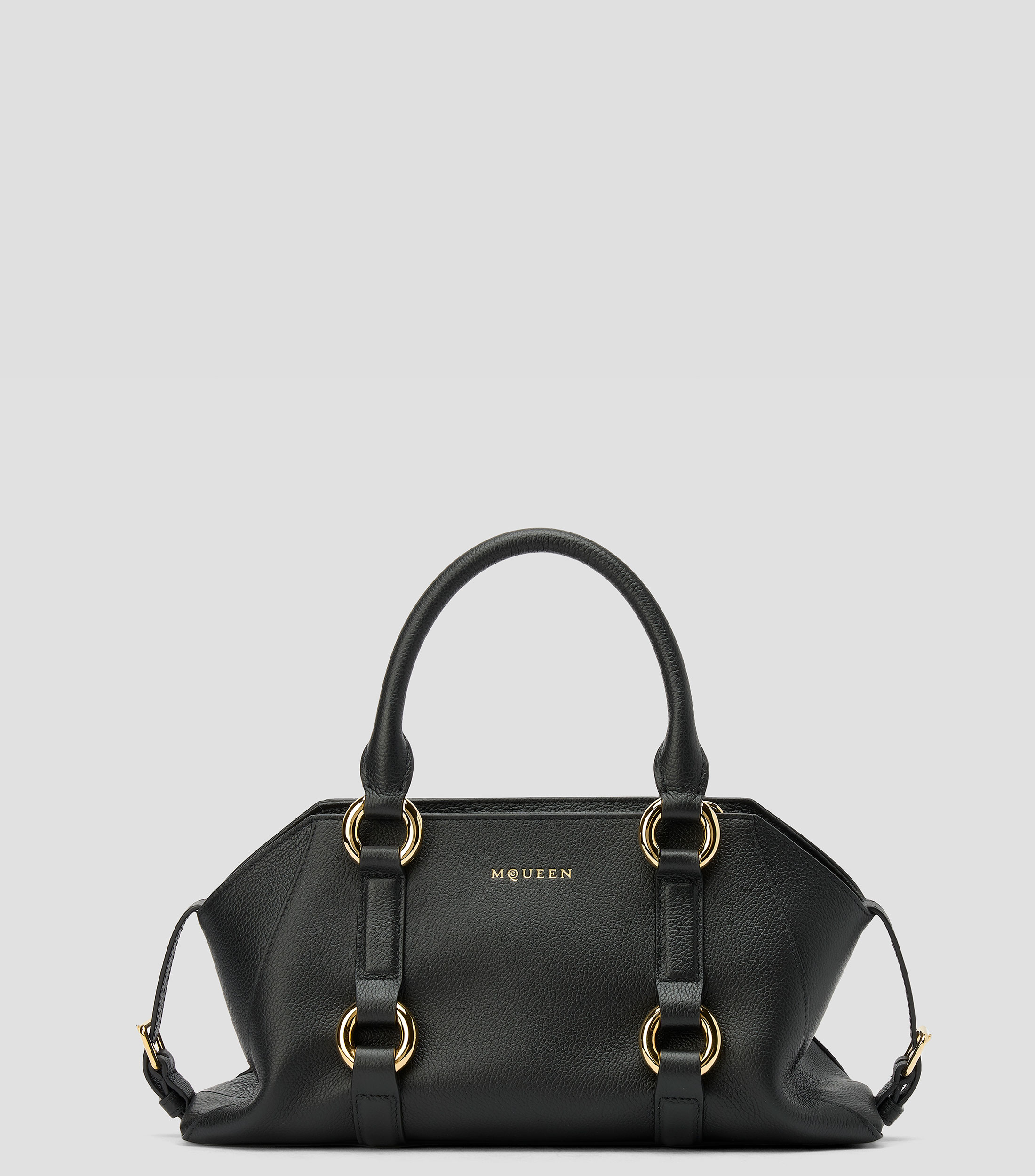 Bolsa Satchel en piel Farringdon granulada Mujer