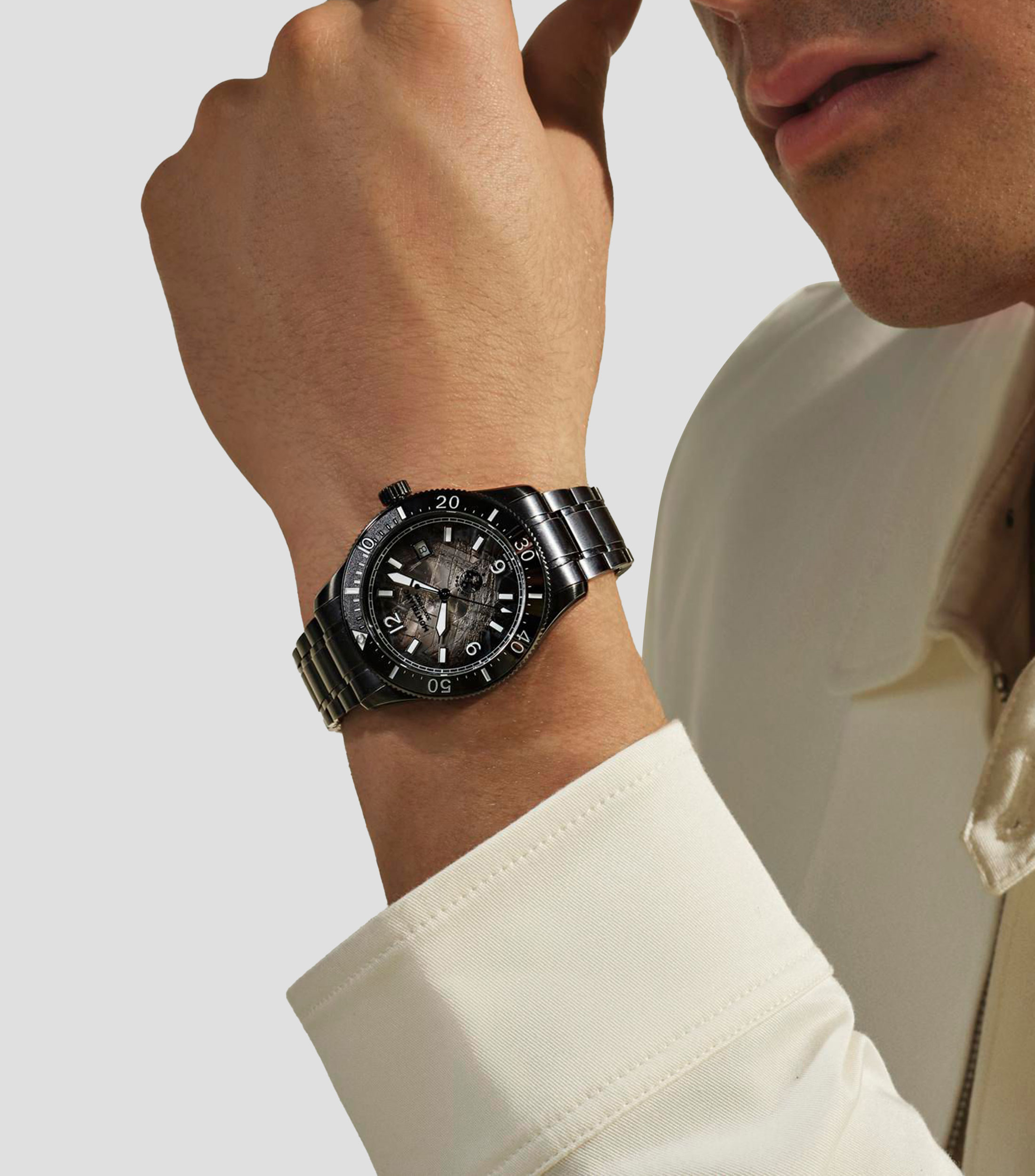 Reloj para Hombre Iced Sea Automatic Date 0 Oxygen casual negro