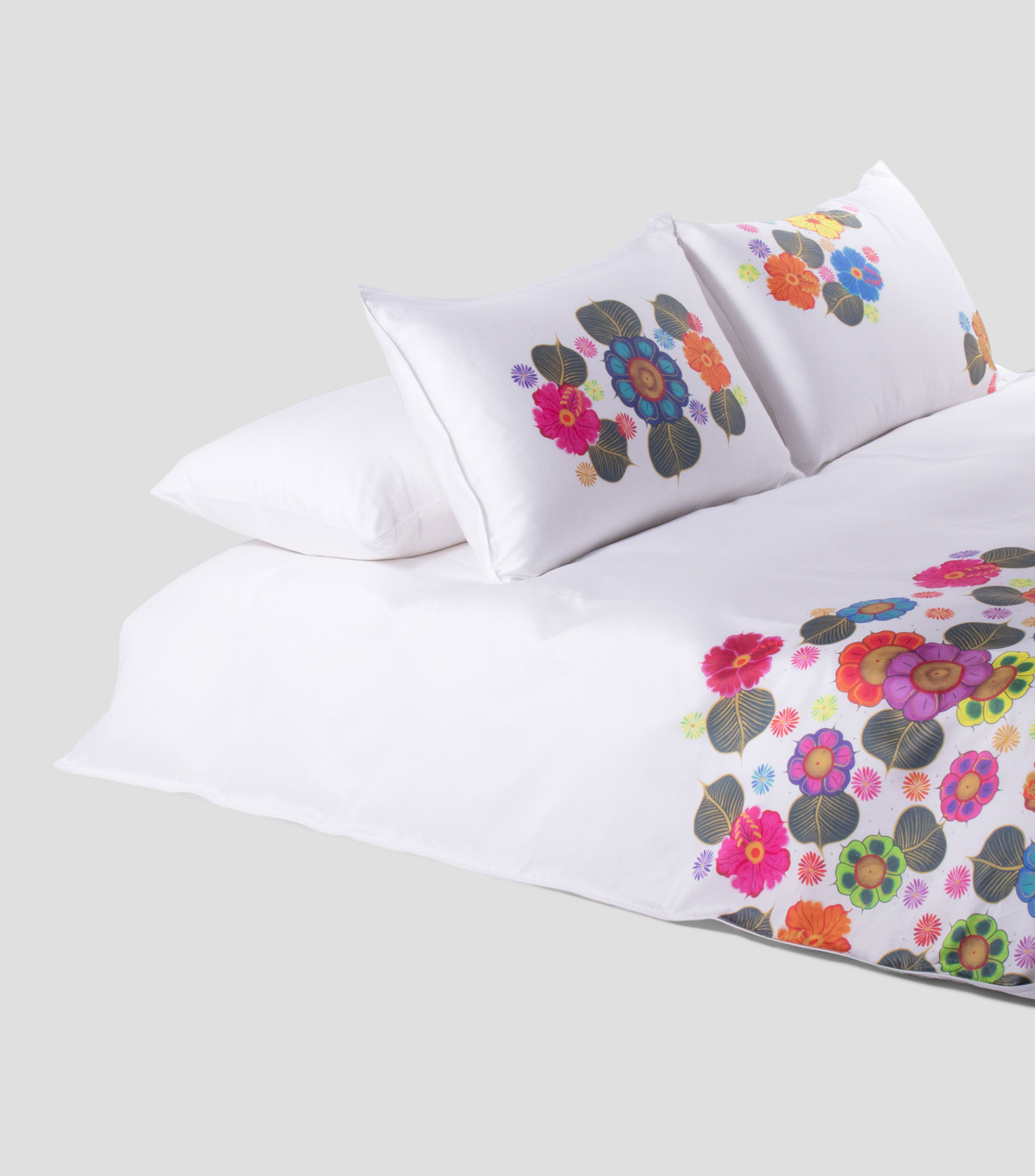 Juego de fundas Estándar para almohada Taxco Blanco