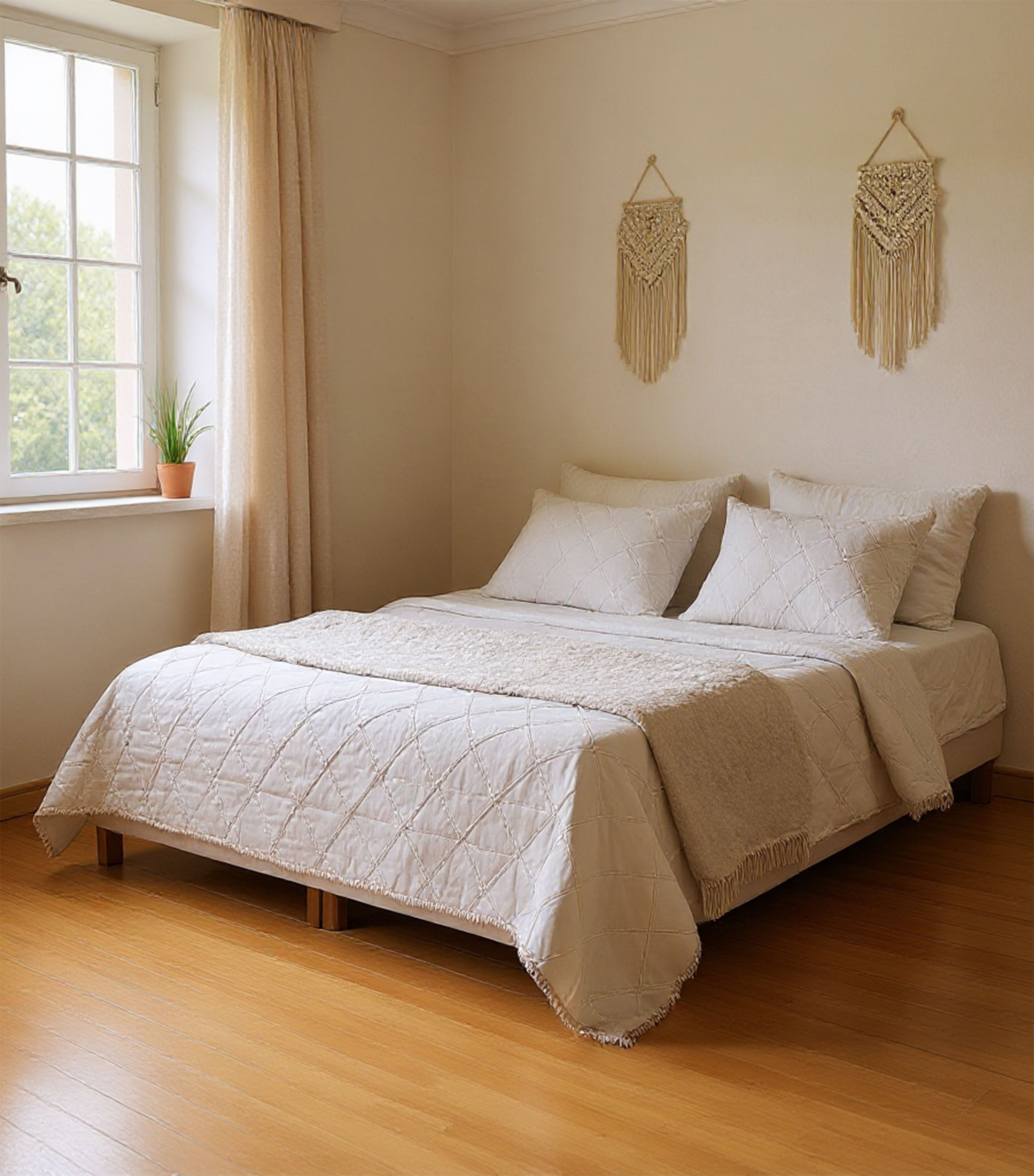 Funda para almohada king size en algodón