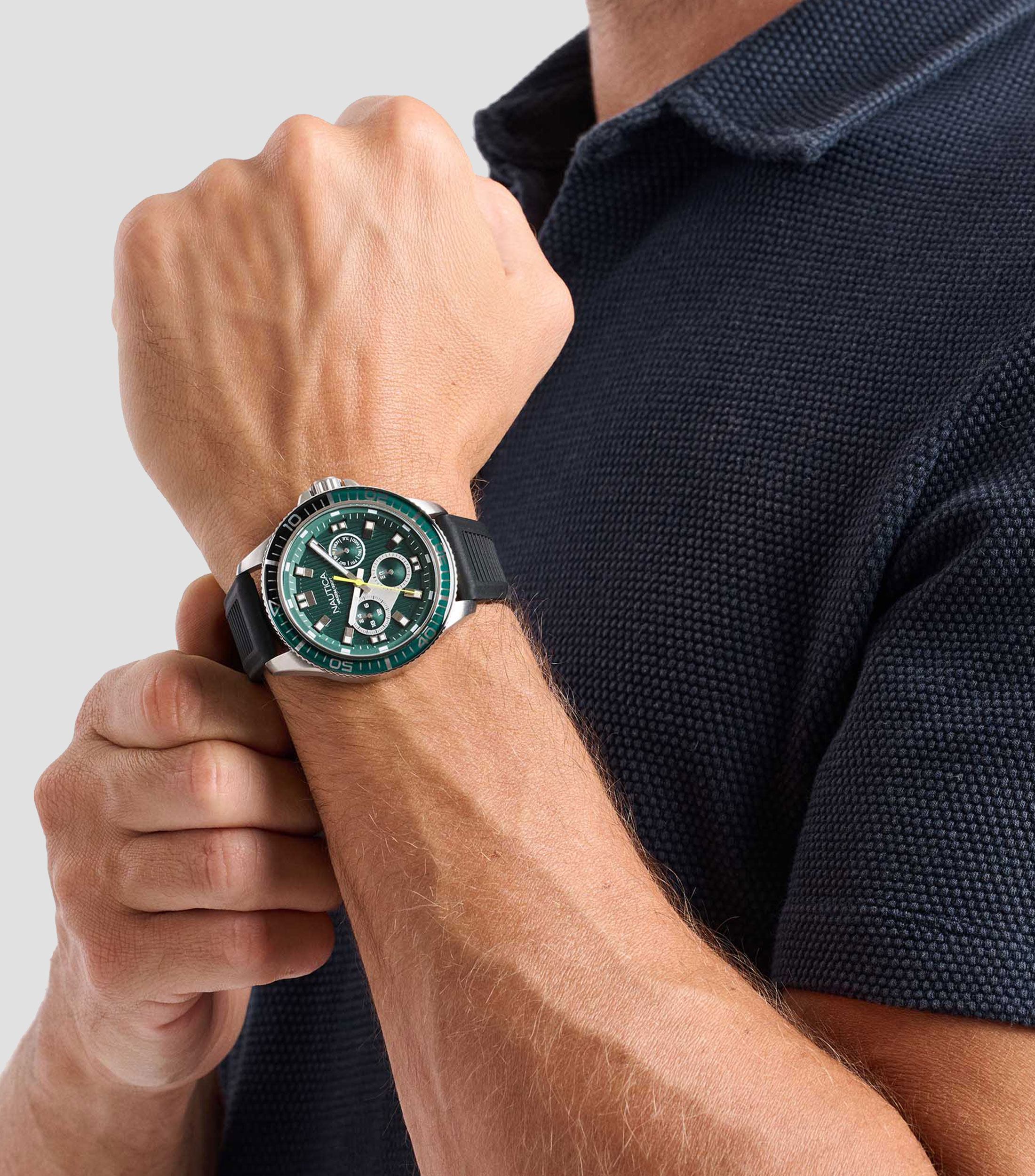 Reloj para Hombre Windrose Deportivo, Negro