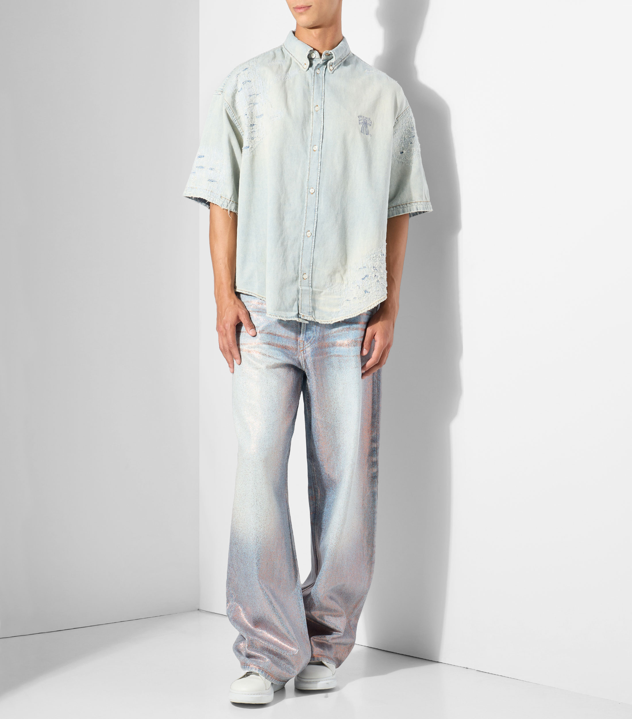 Sobrecamisa de mezclilla Hombre