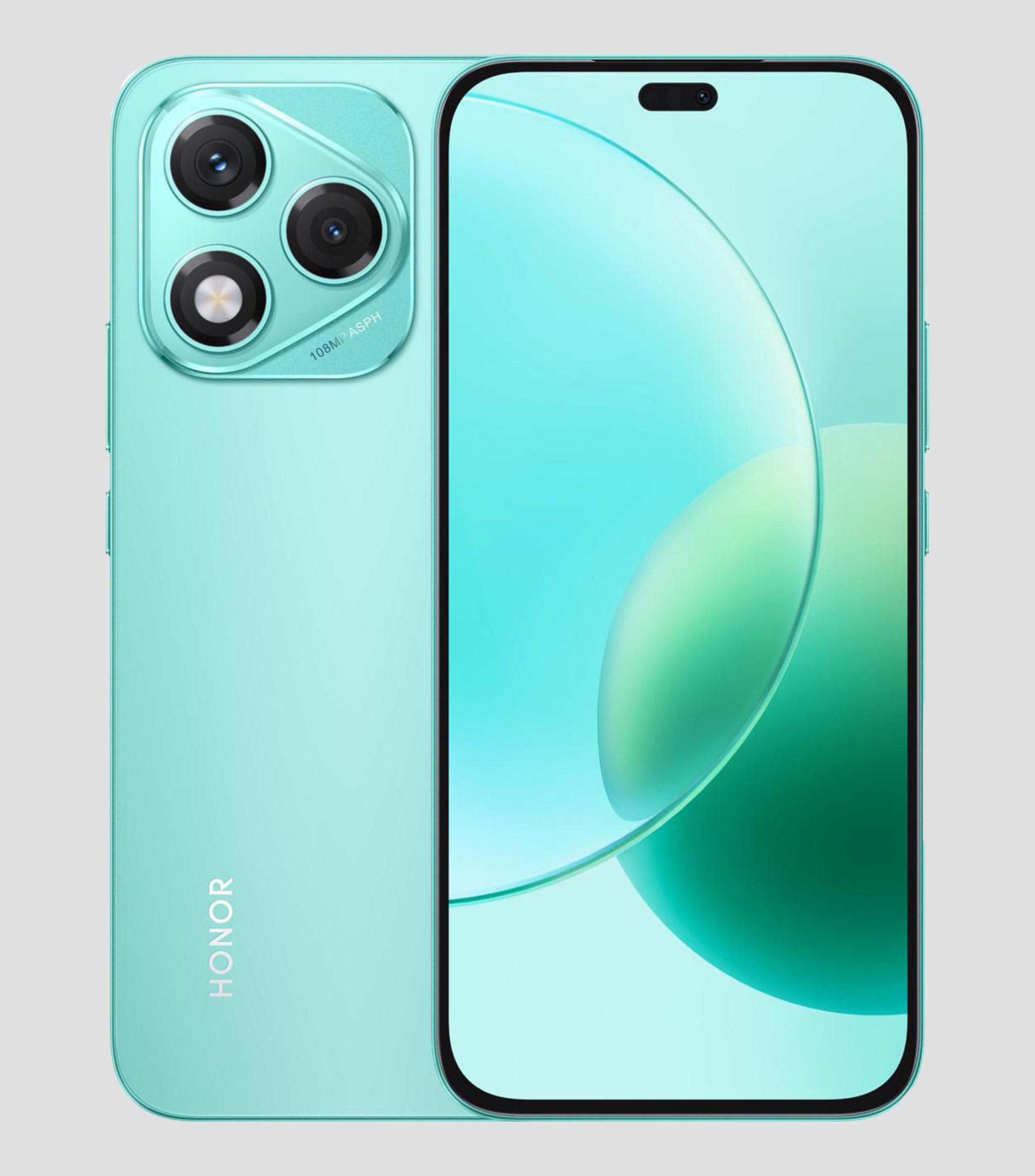 Celular HONOR 400 Lite 256 GB, 12 GB RAM, verde marino, Telcel
