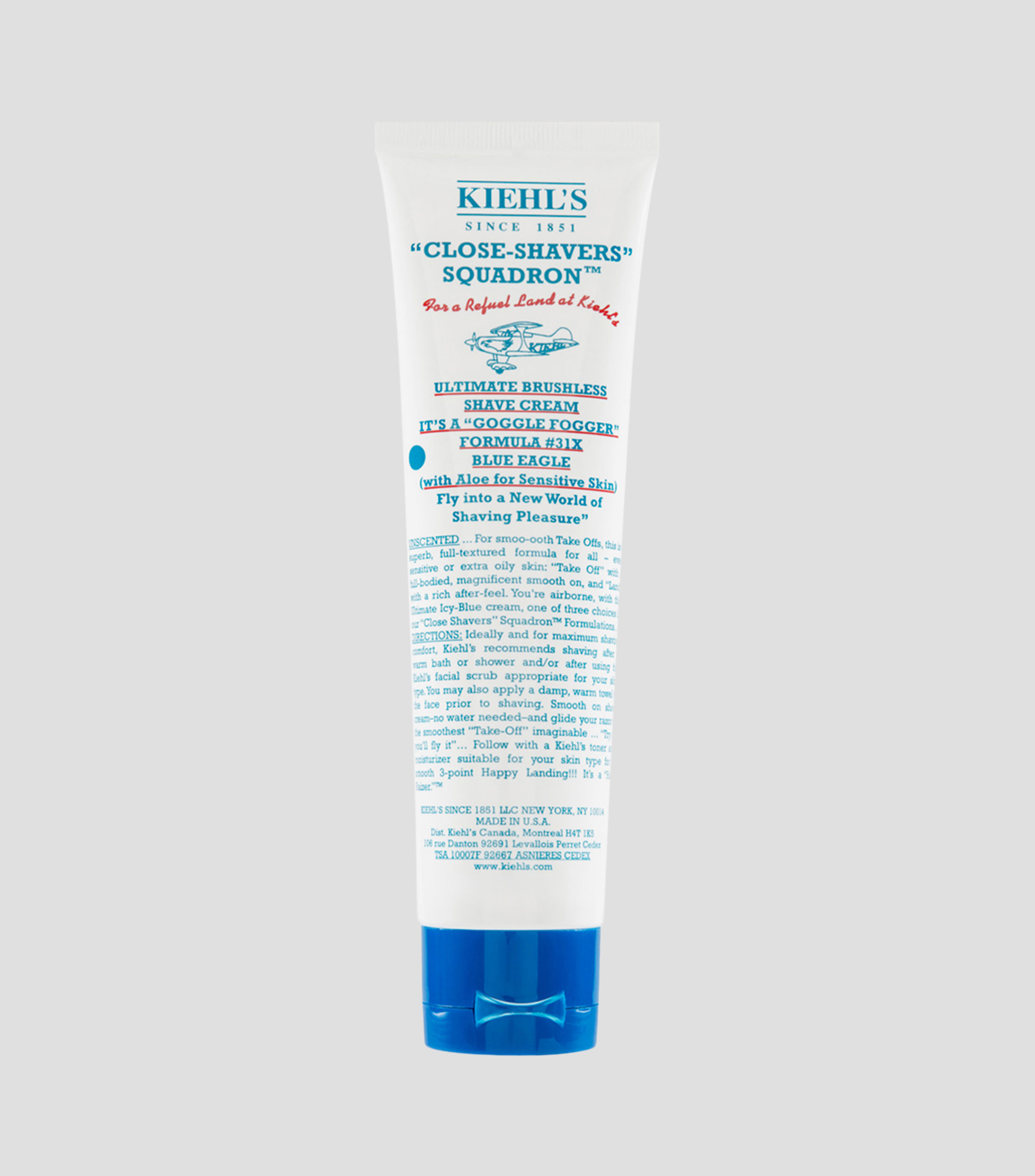 Crema para afeitar Ultimate Brushless Shave Cream Blue Eagle, 150 ml