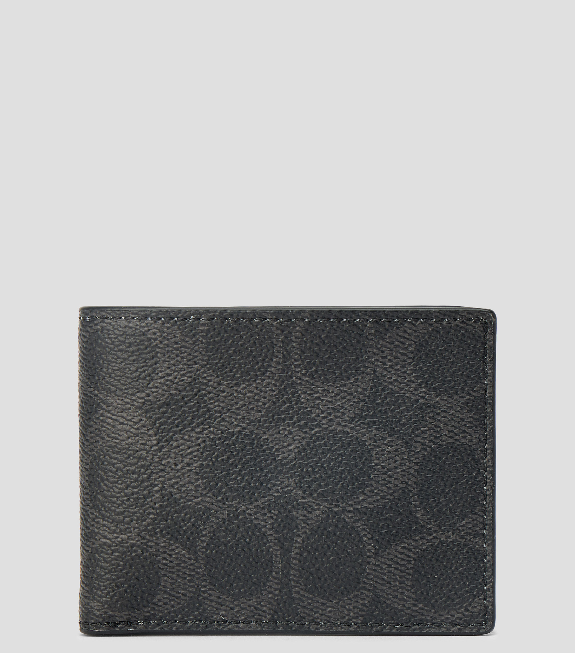 Cartera bifold Slim con monogram estampado Hombre