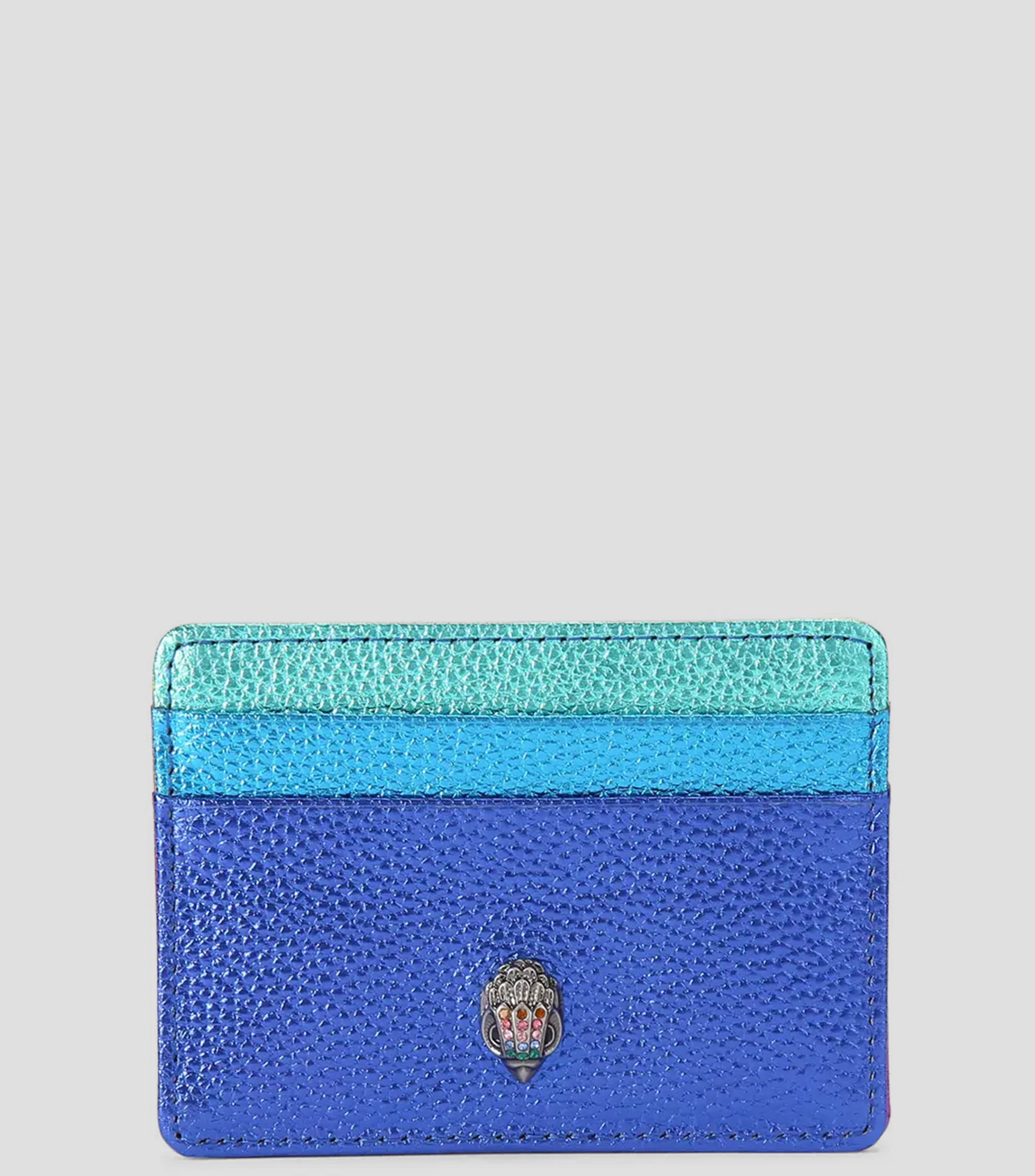 Tarjetero multicolor en piel Rainbow Mujer