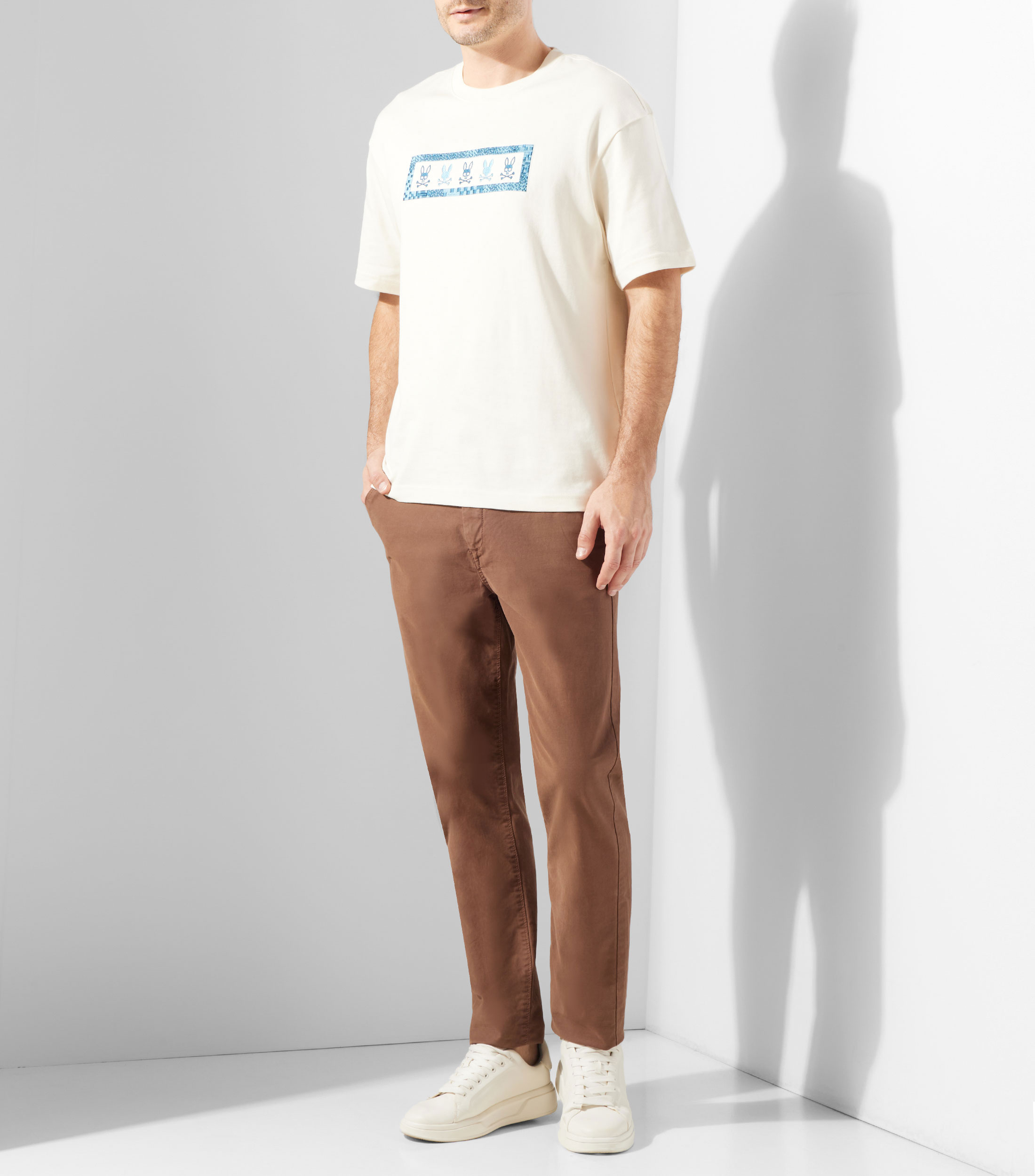 Playera cuello redondo manga corta fantasía Hombre