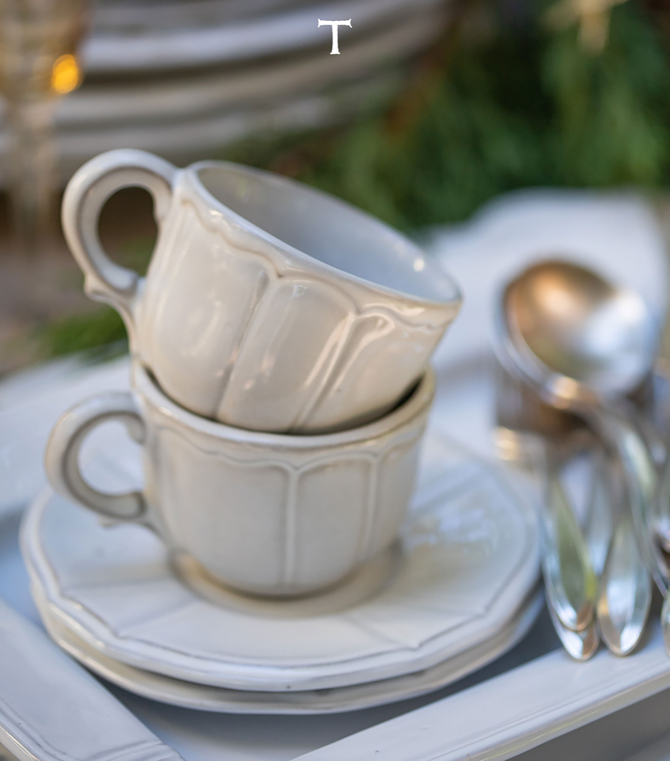 Plato para taza de café Cantini liso
