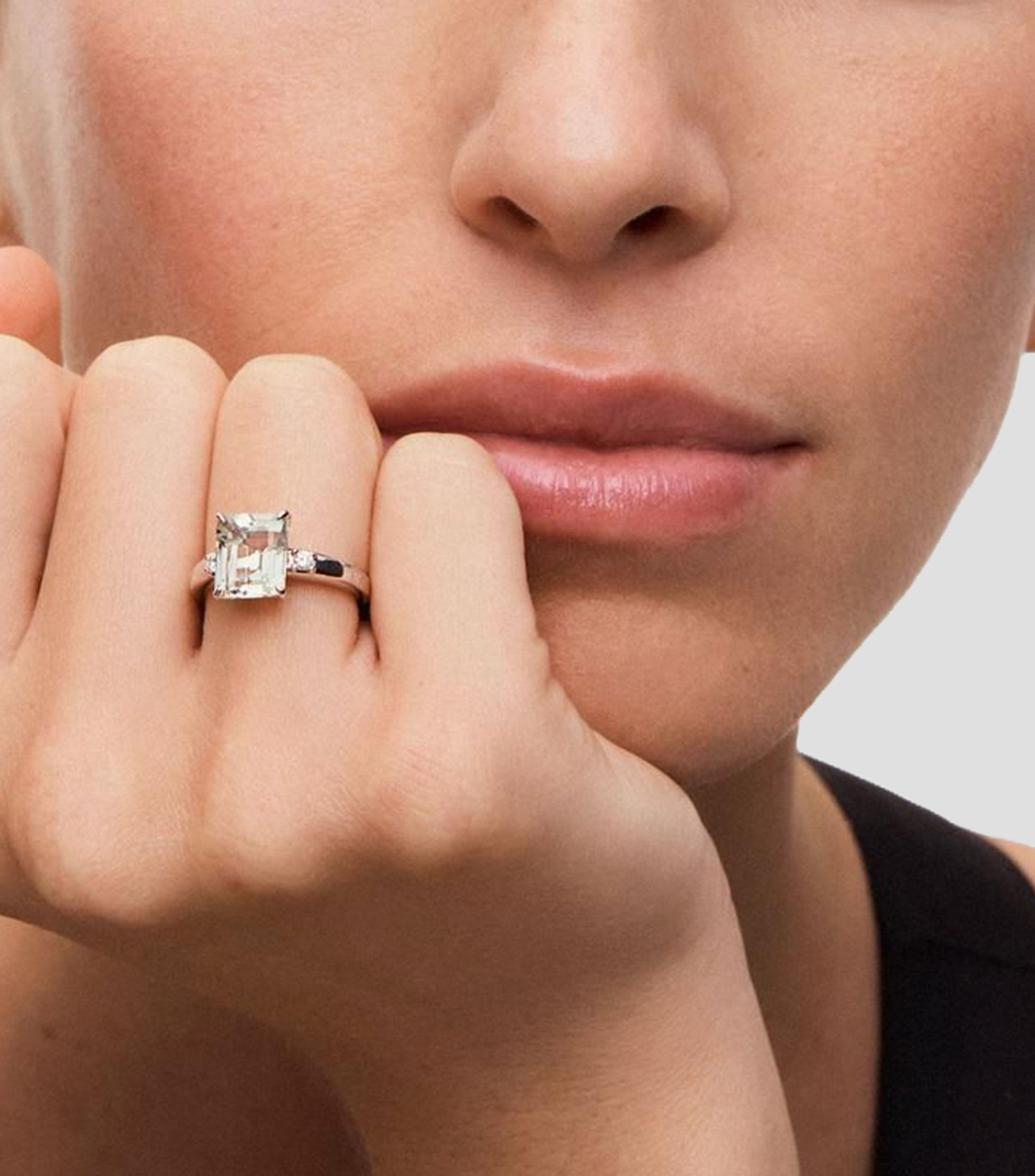 Anillo en plata Utopian con amatista Mujer
