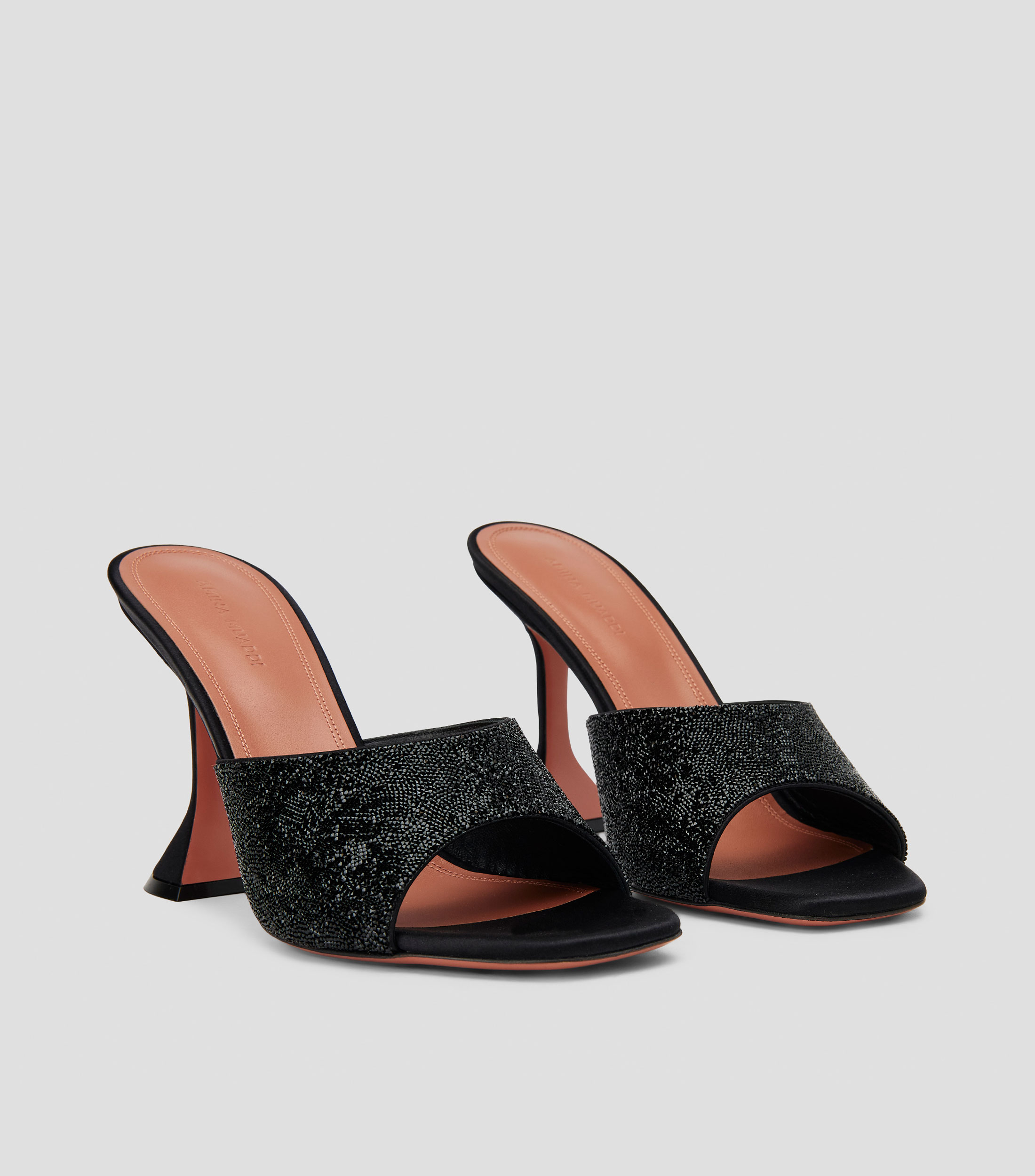 Sandalias con tacón alto media Luna Mujer
