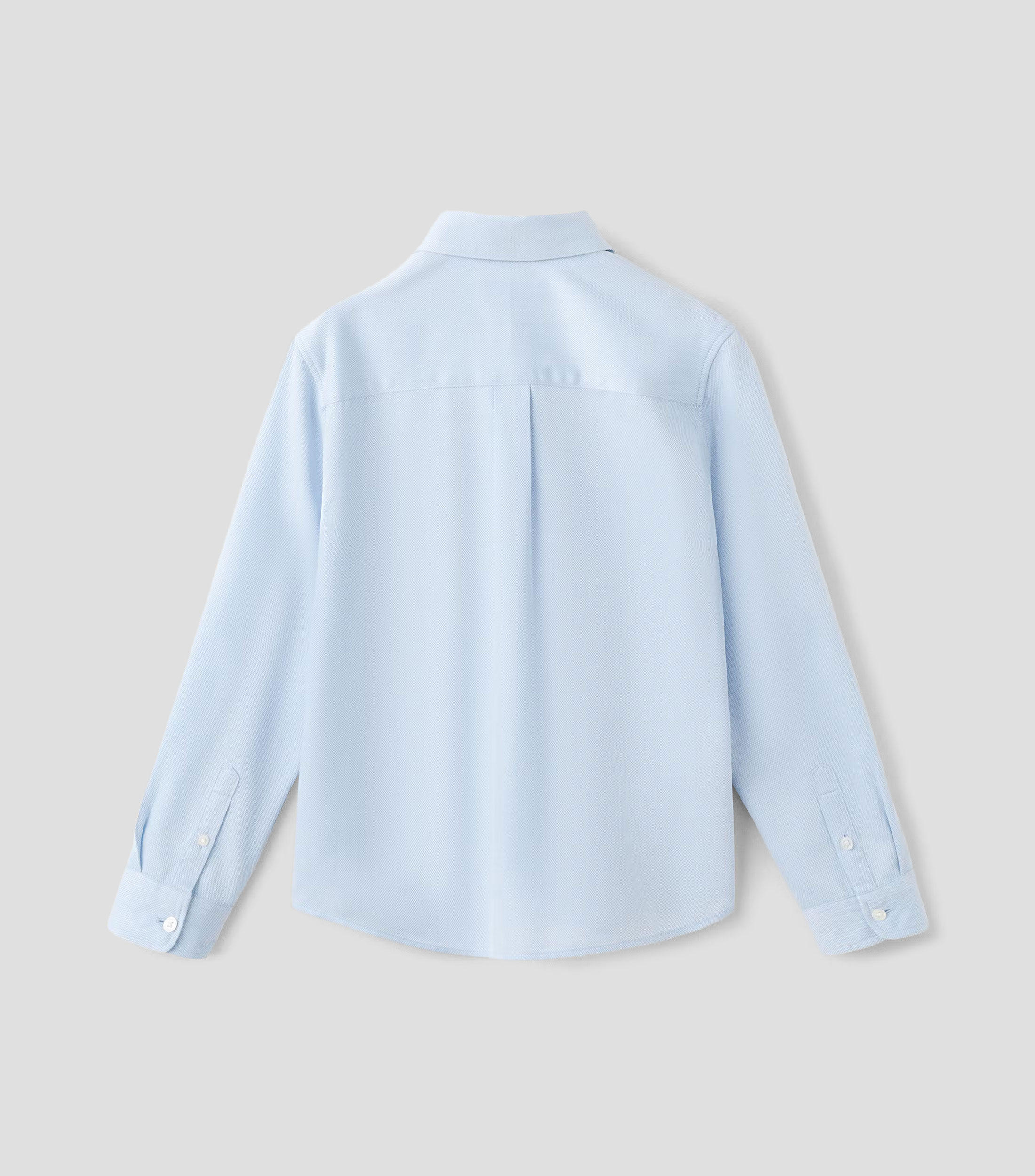 Camisa lisa manga larga Niño