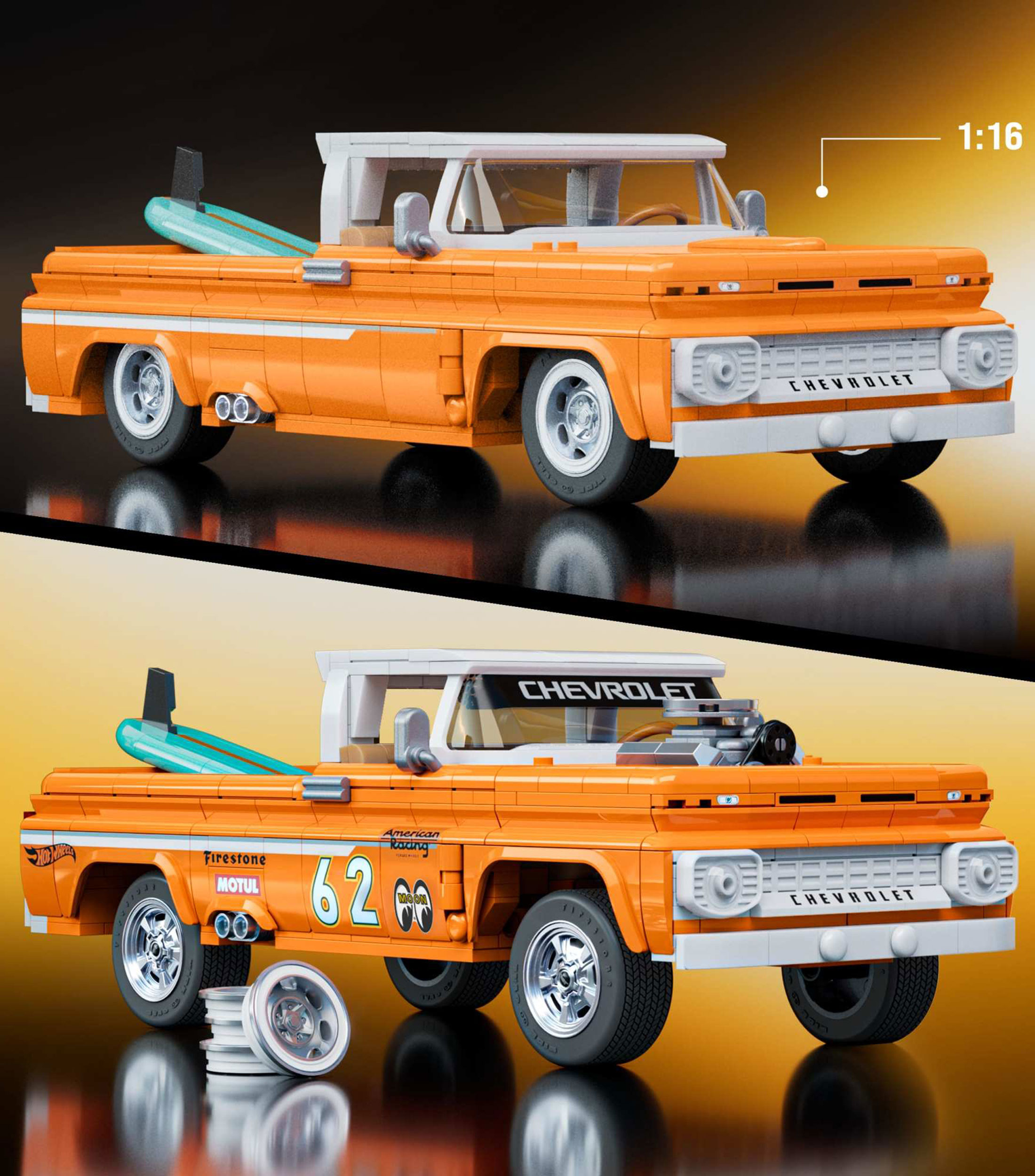 Hot Wheels custom Chevy Pickup Elite '62