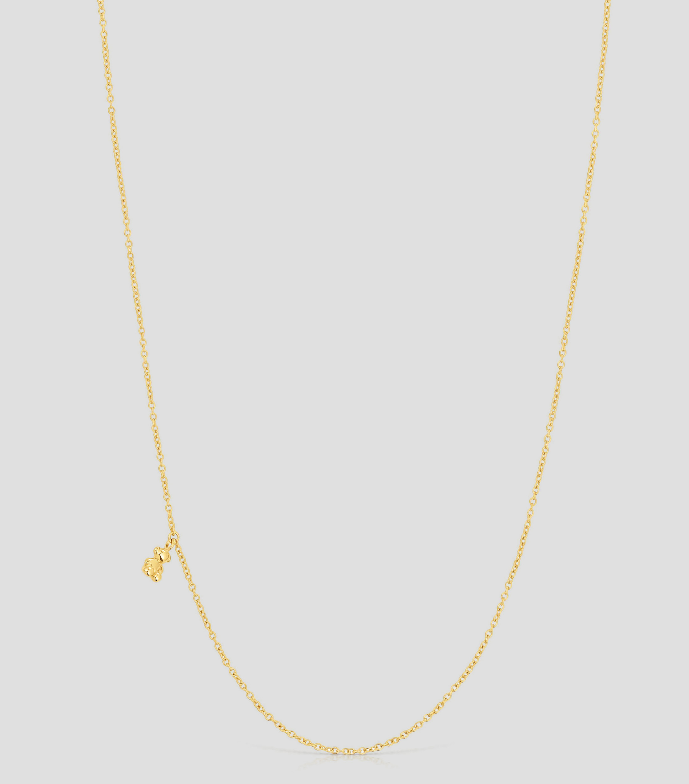 Collar con oso en plata Bold Bear Mujer
