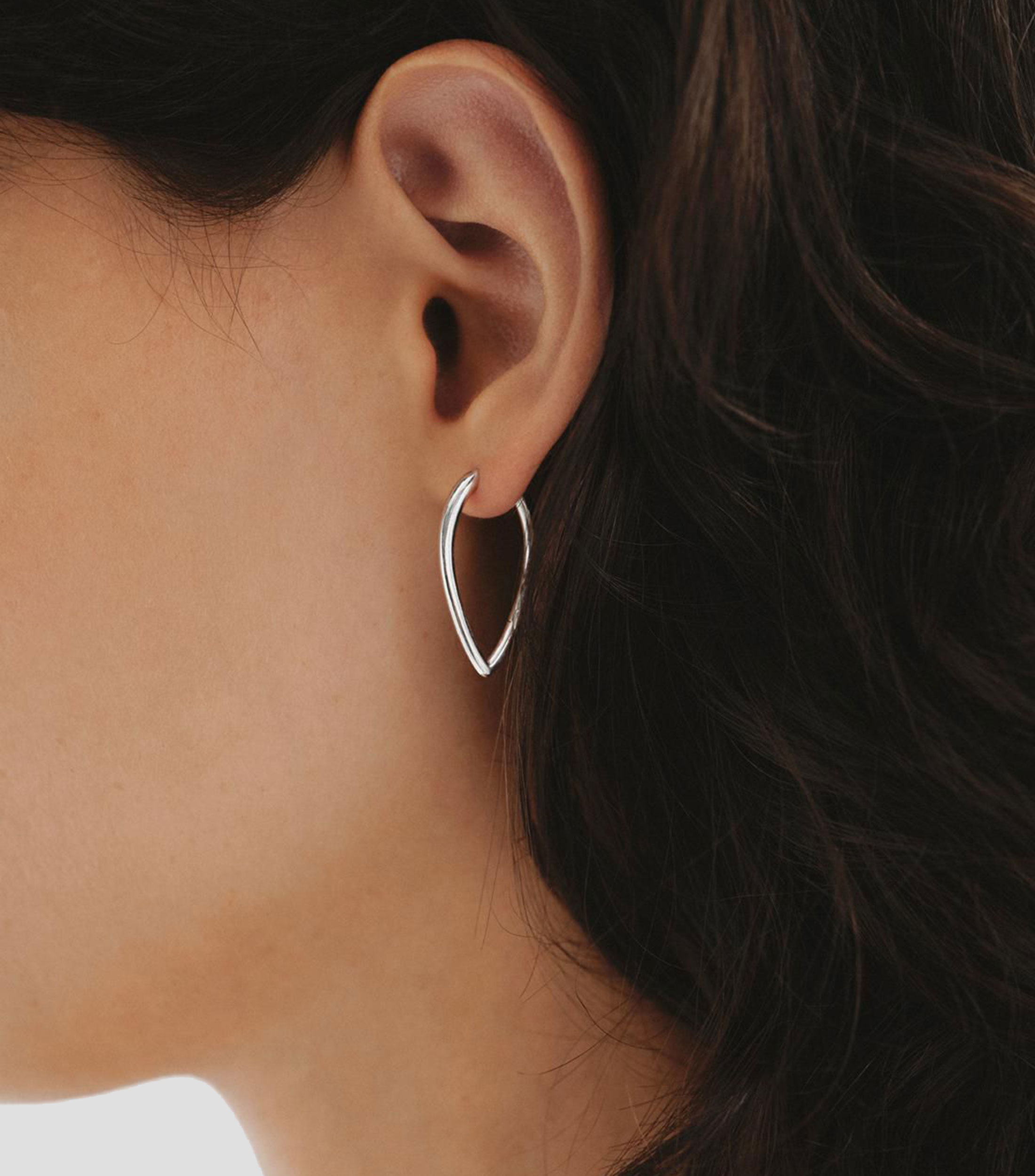 Pendientes de gota en plata .925 Connector Criolla Mujer
