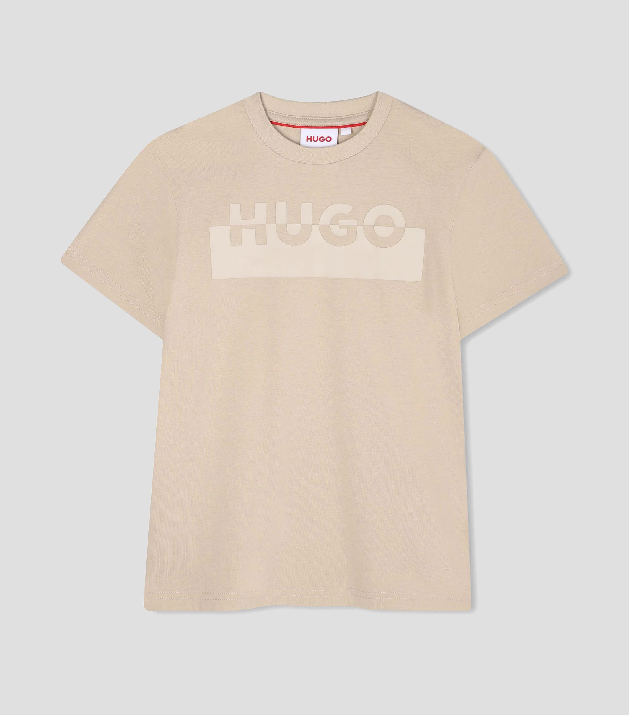 Playera cuello redondo manga corta estampada Niño