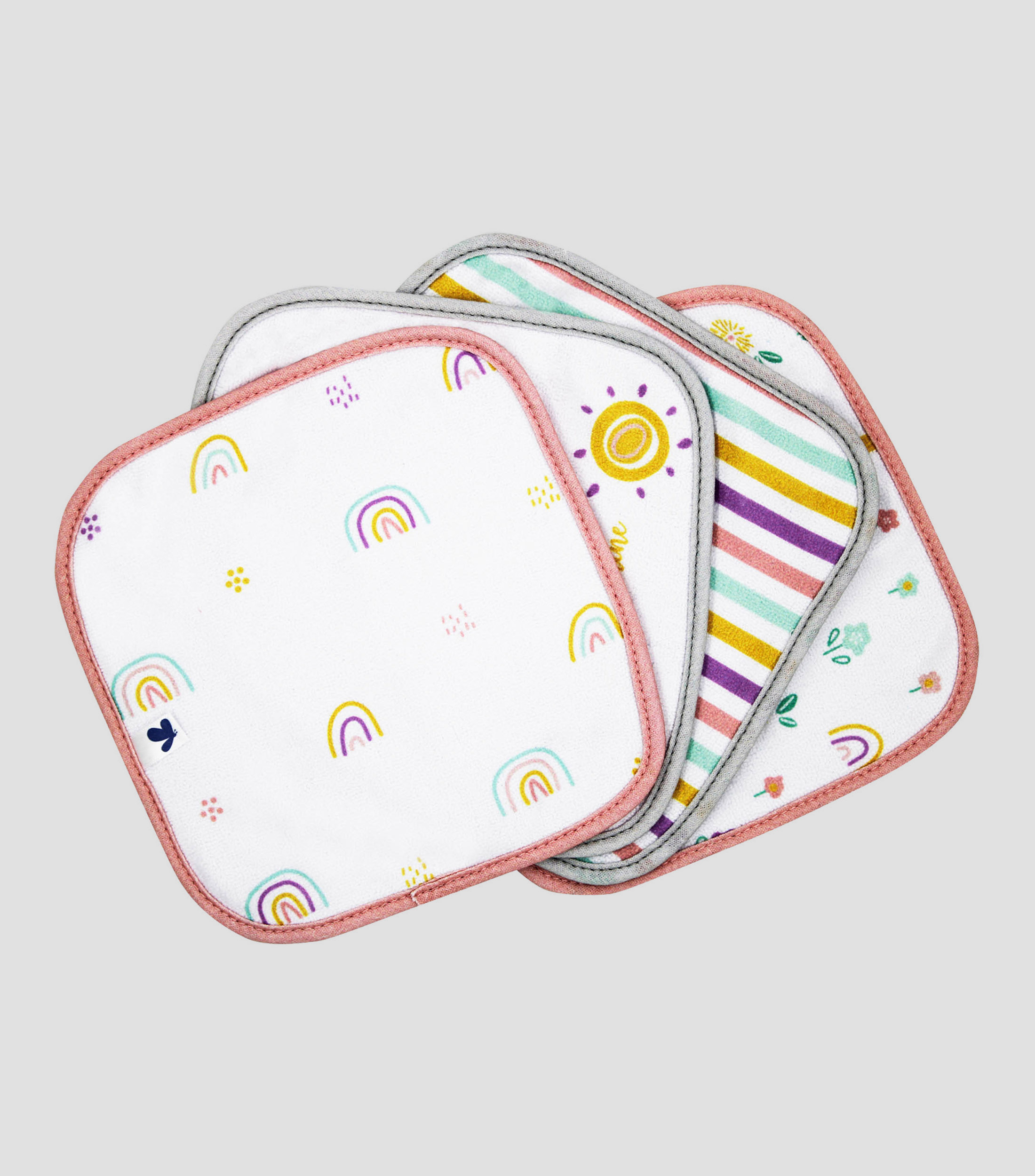 Set de 4 toallitas faciales Bebe