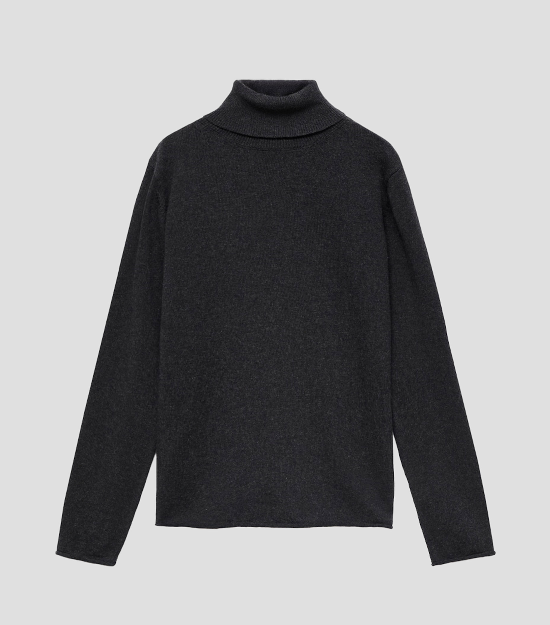 Suéter cuello alto liso Niña