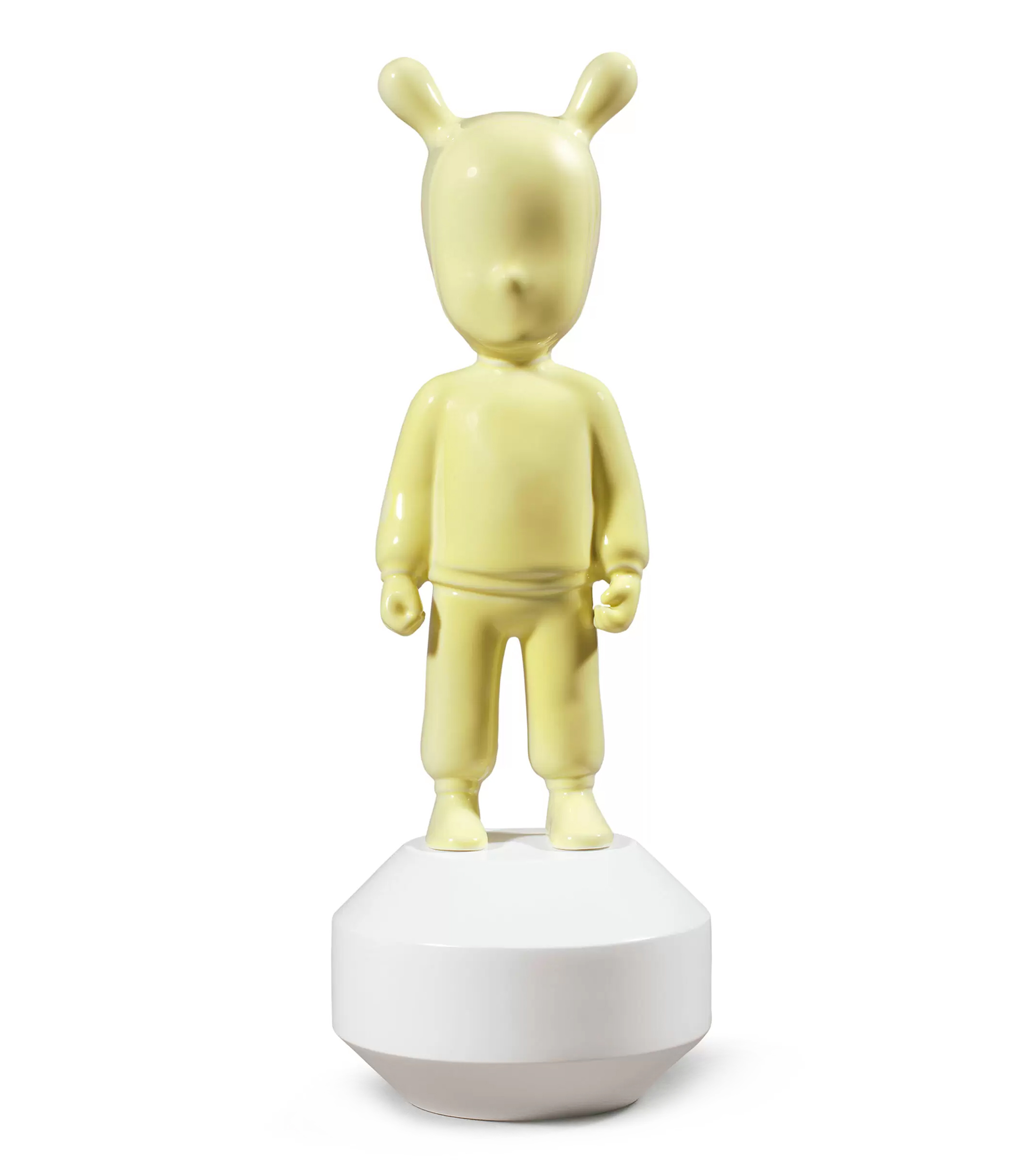 Figura The Yellow Guest en porcelana