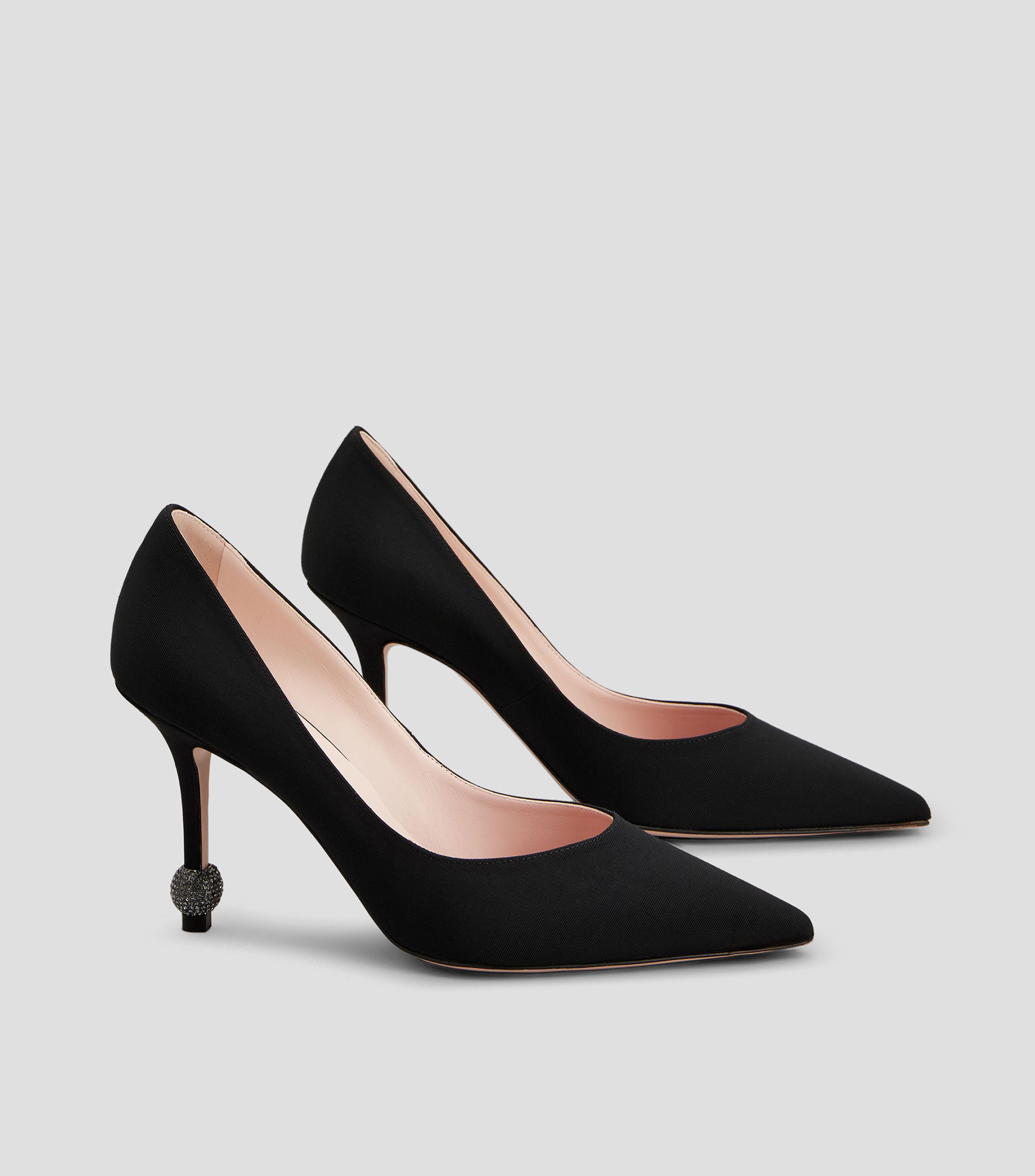 Zapatillas Slip on con tacón alto de aguja Mujer