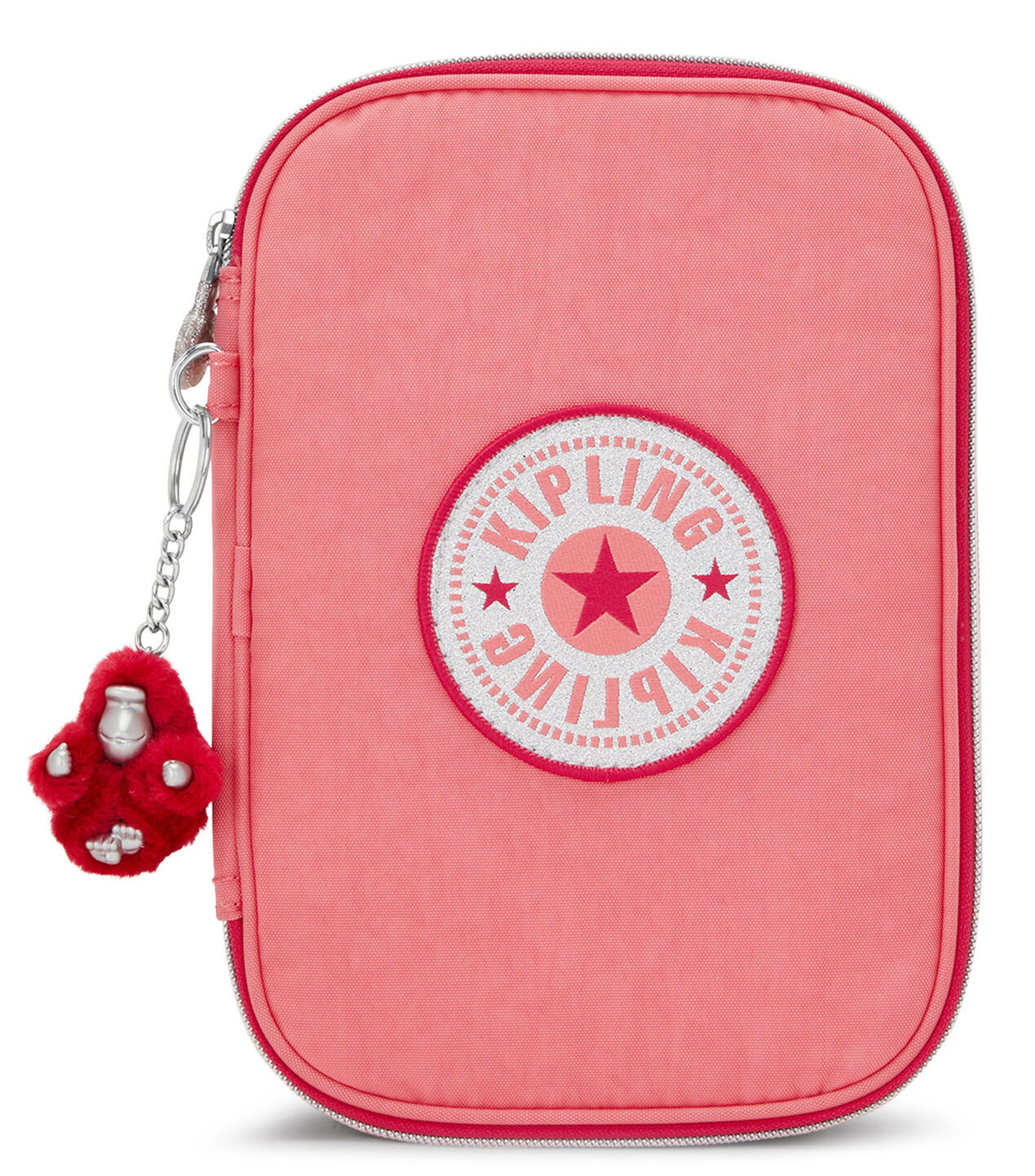 Estuche Kipling 100 Pens color rojo logo de la marca