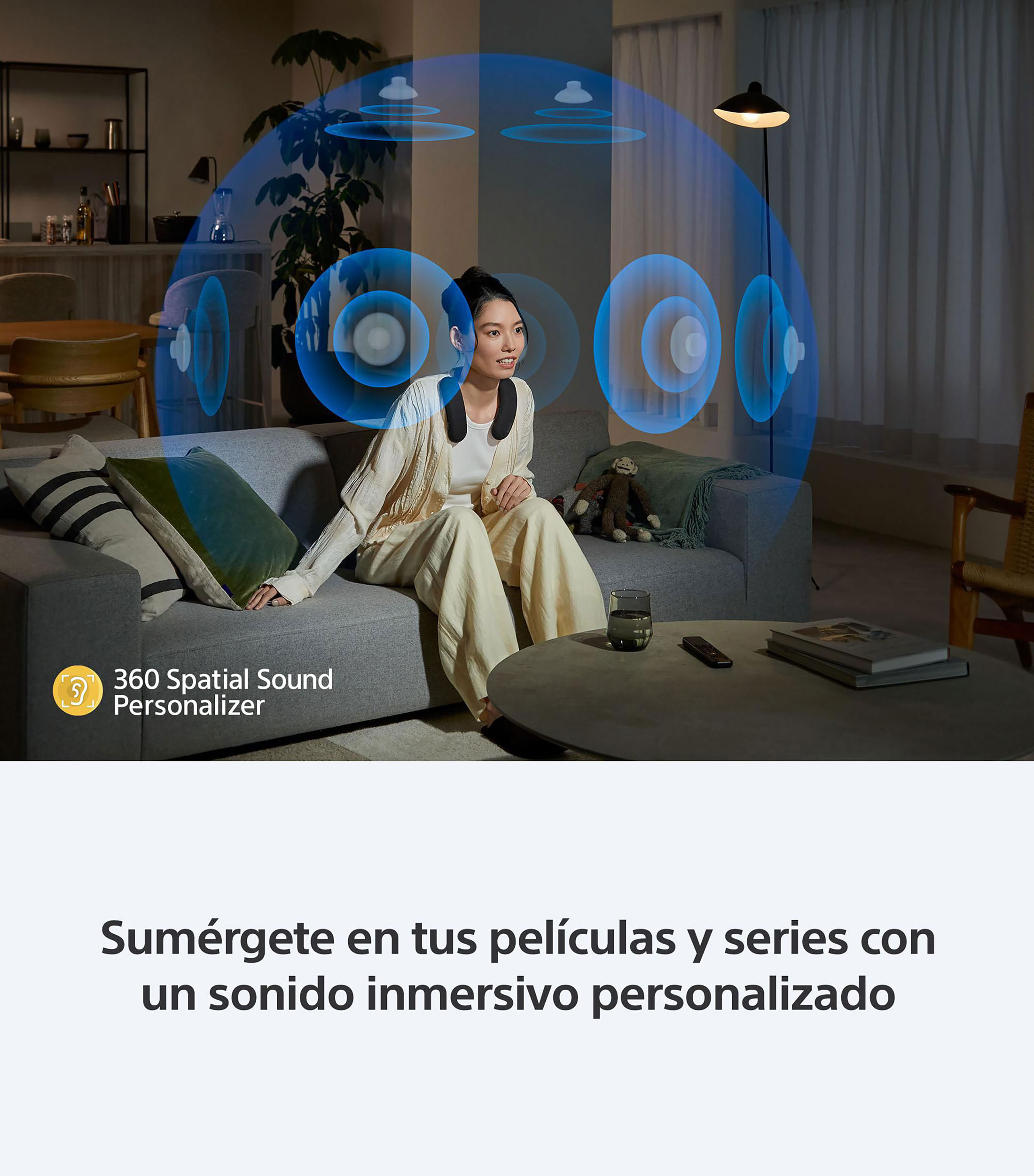 Bocina inalámbrica estilo neckband BRAVIA Theatre U
