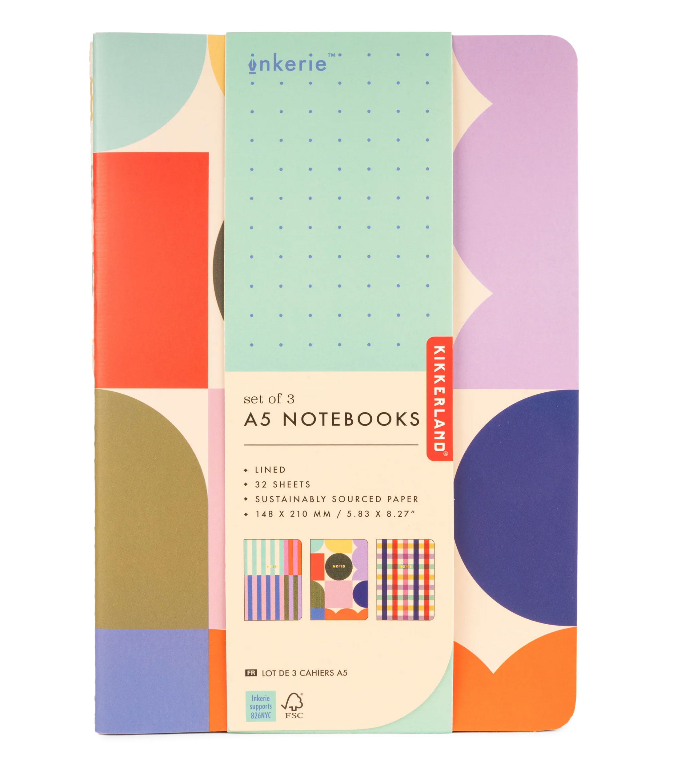 Set de 3 cuadernos