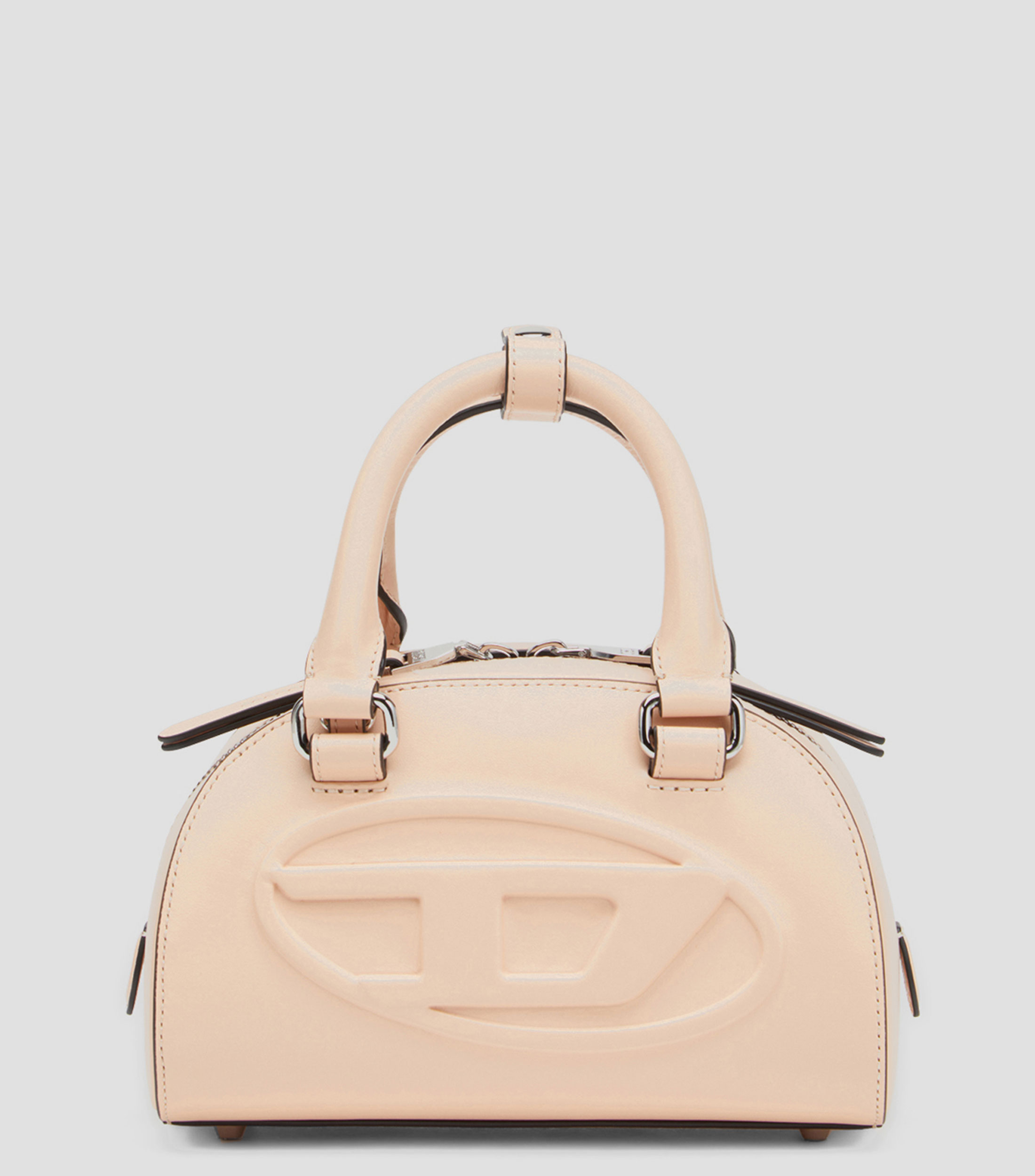 Bolsa shoulder en piel Dome liso Mujer