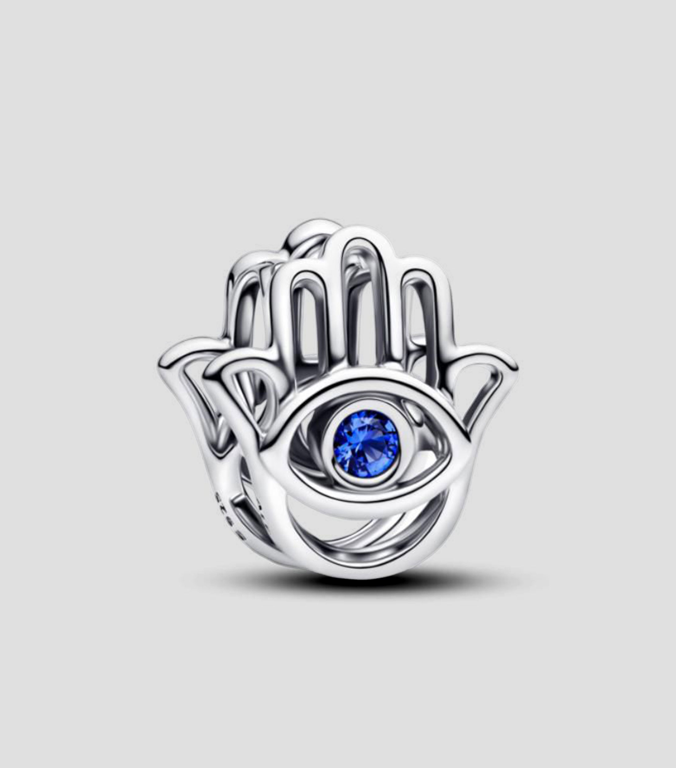 Charm en plata esterlina Hamsa hand Unisex
