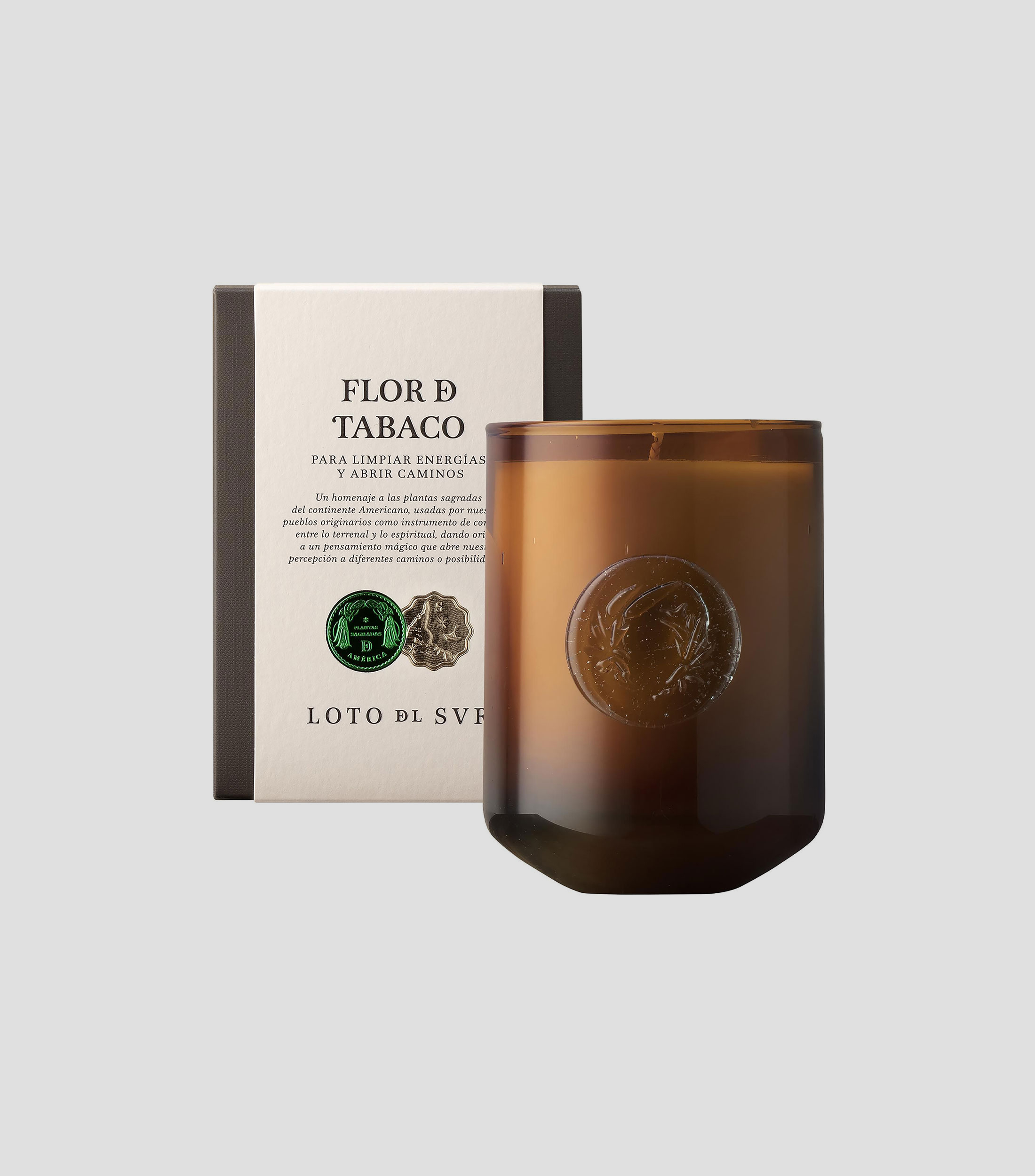 Vela Artesanal Flor De Tabaco
