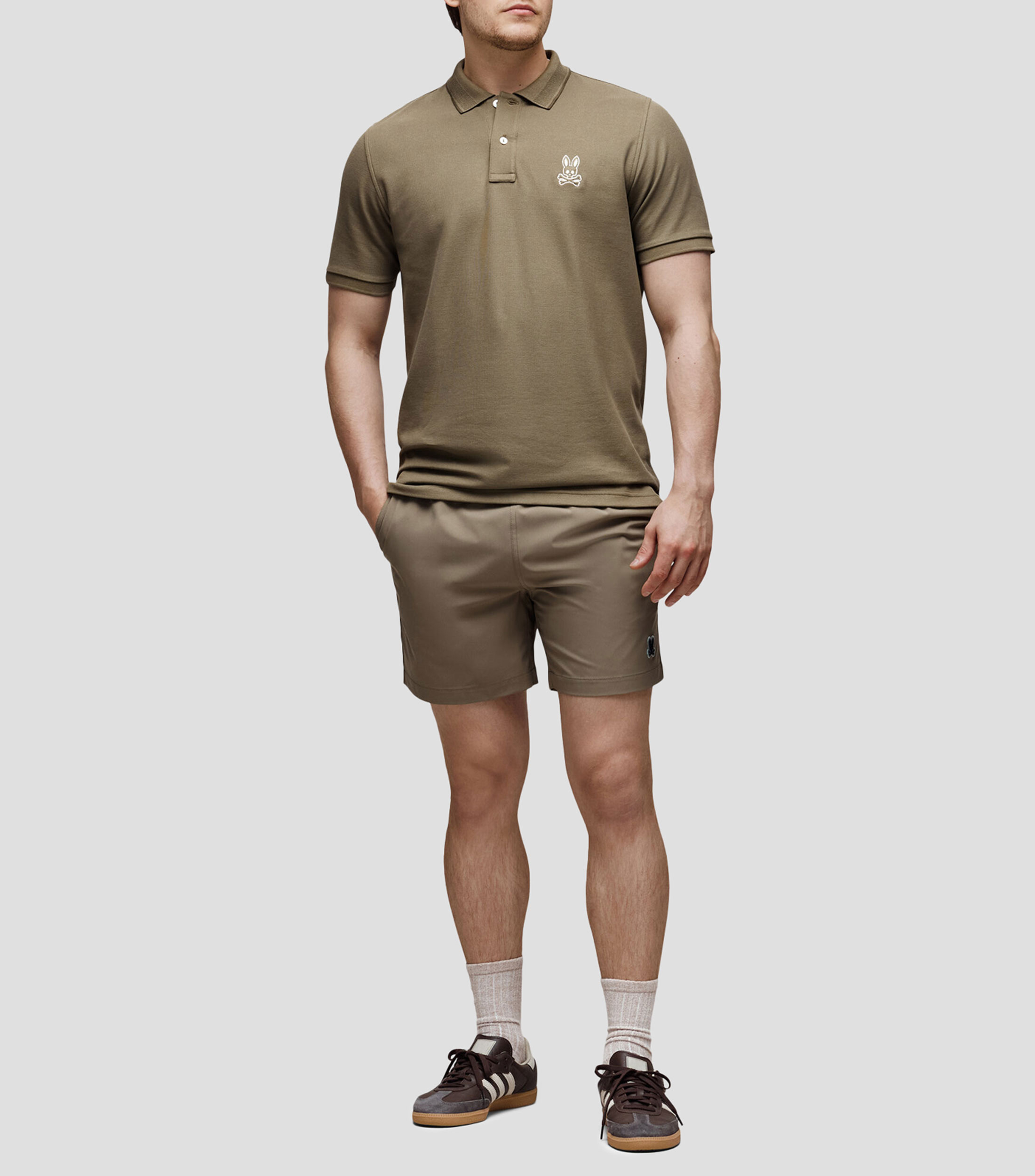 Playera tipo polo con manga corta Hombre