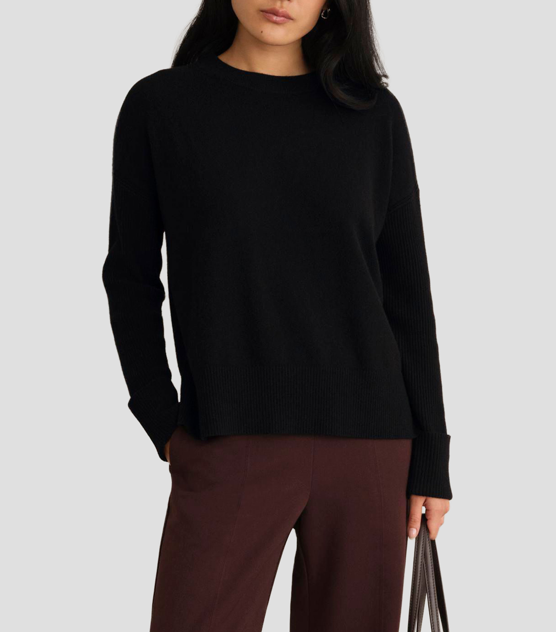 Suéter cuello redondo Mujer