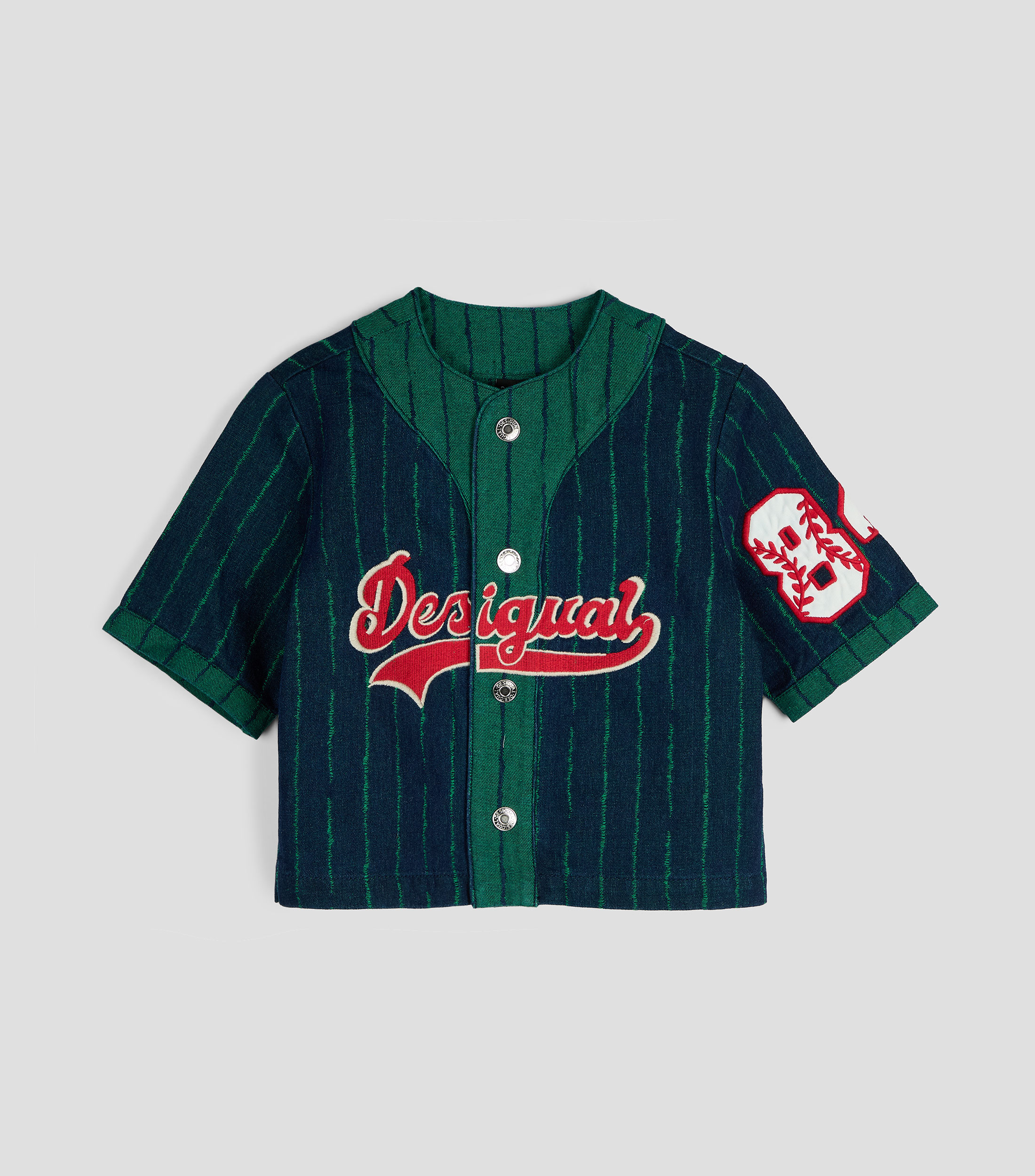 Camisa rayas manga corta Niño
