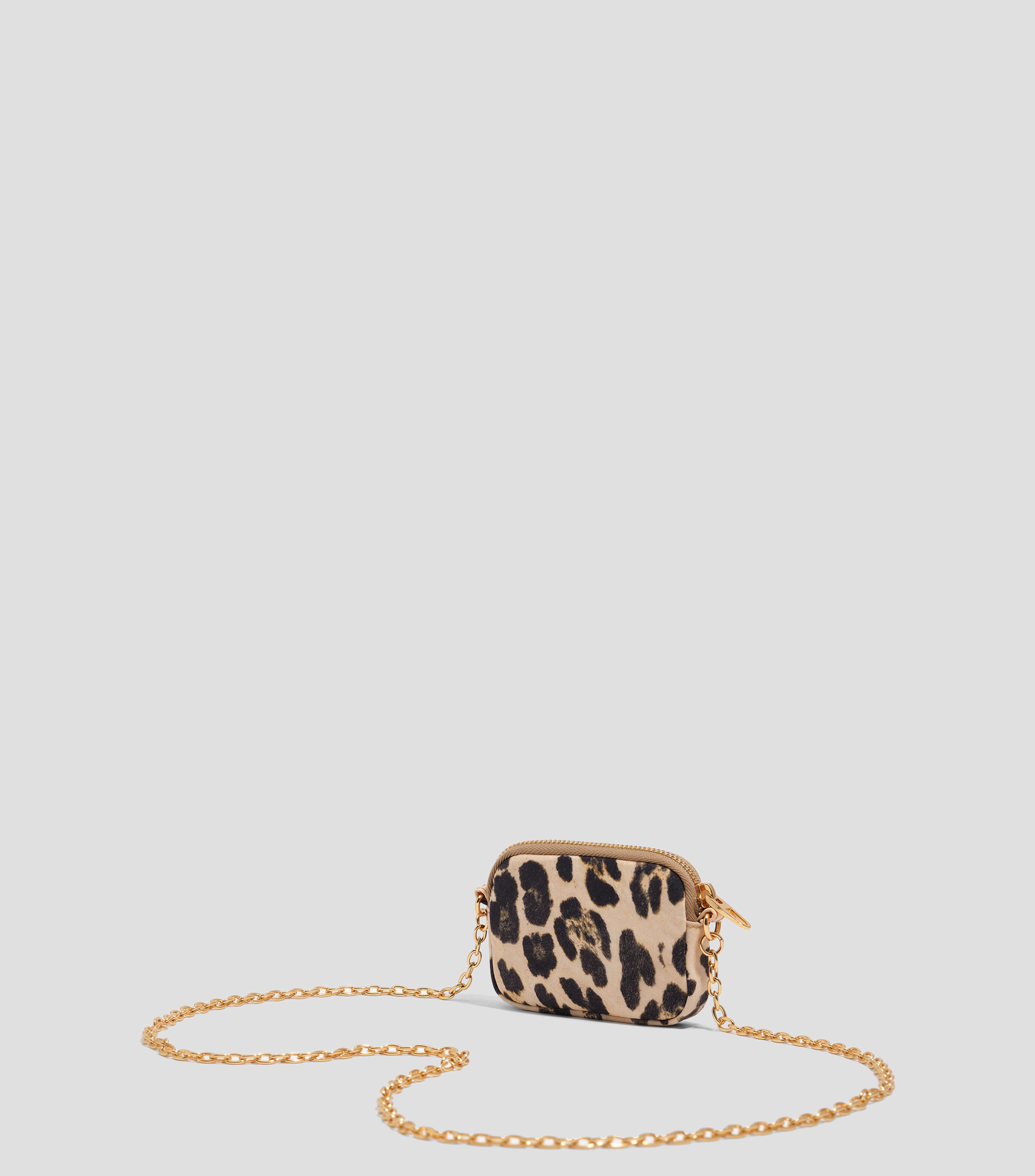 Monedero nylon leopardo natural Mujer