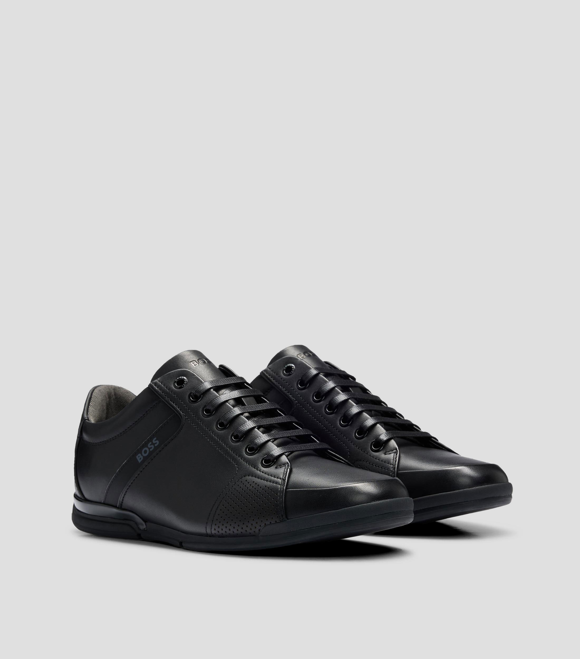 Tenis de cuero con forro que controla los olores Hombre