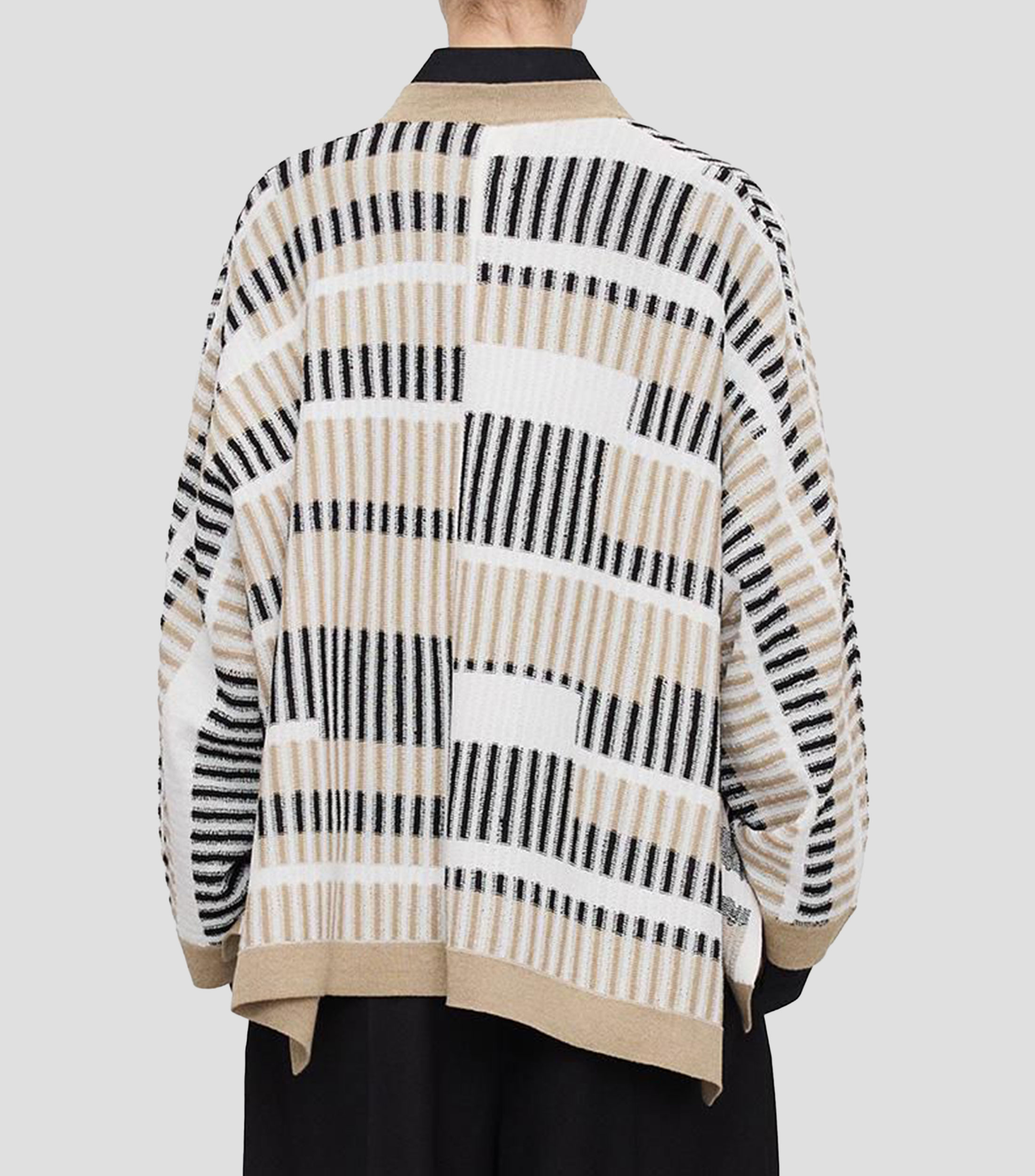 Suéter cuello V tipo kimono Mujer