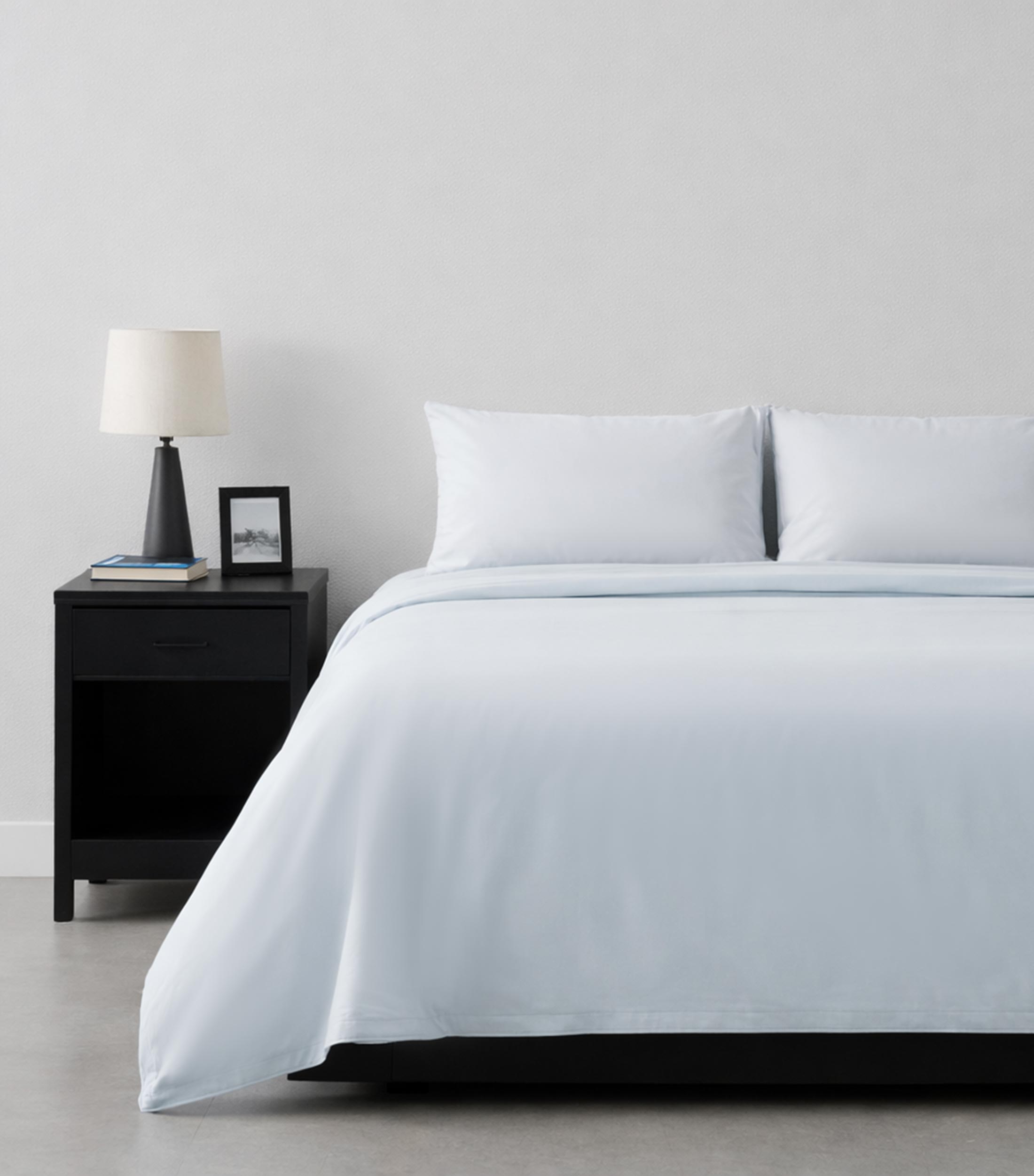 Juego de Funda para Duvet King Size de Algodón Azul
