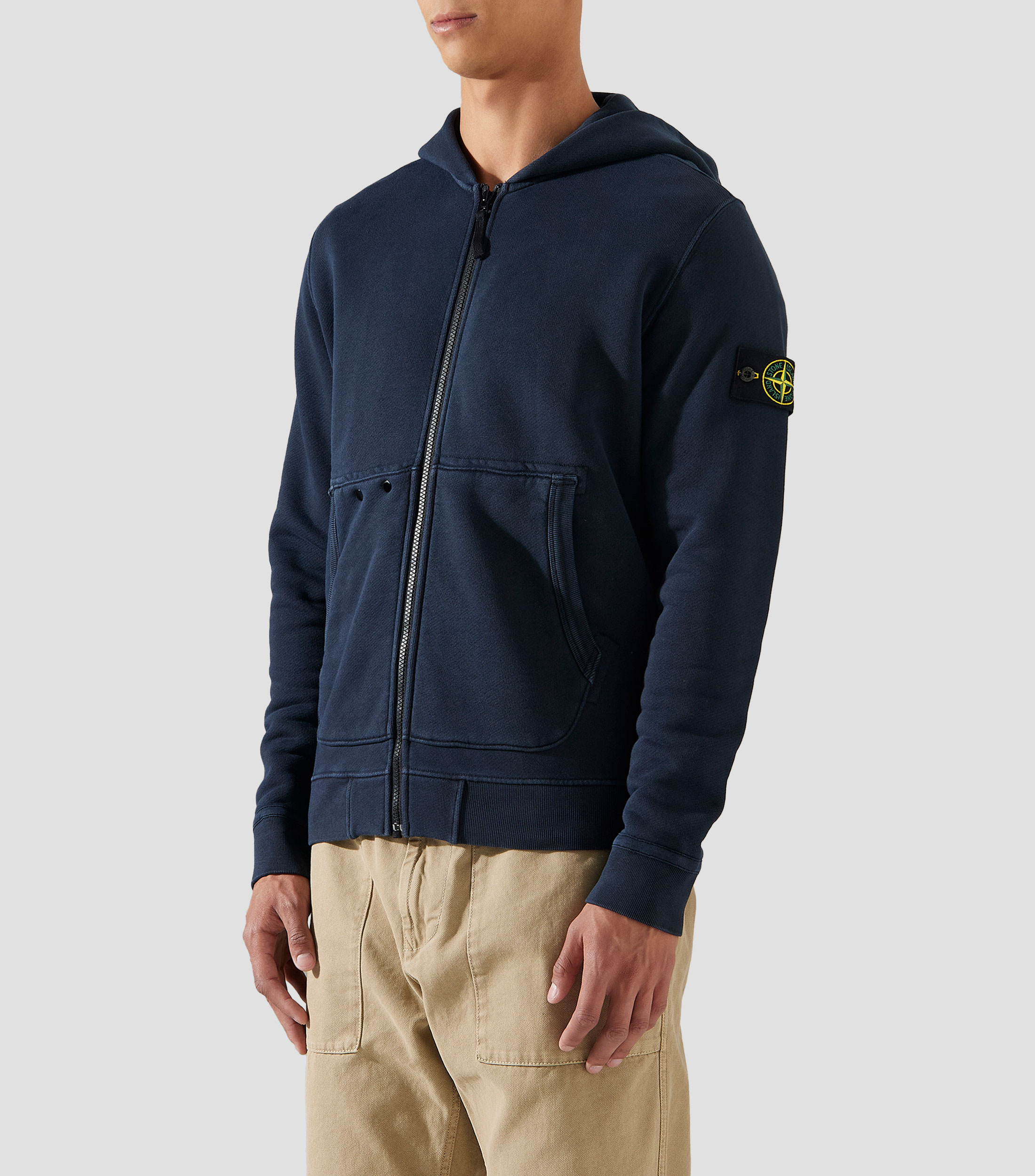 Sudadera Con Capucha Single Stone - Green Tea - Hombre - España