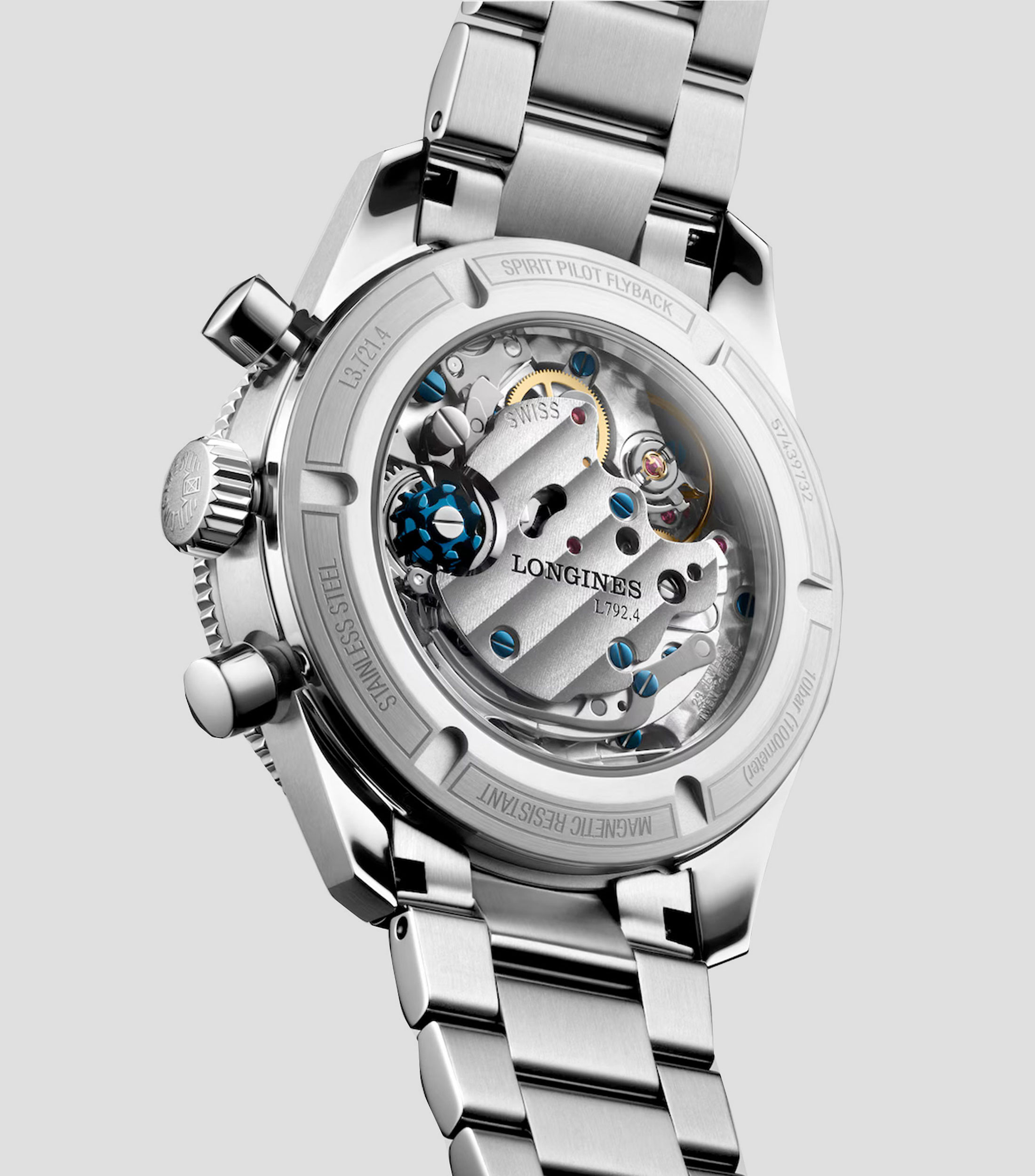 Reloj para hombre Spirit deportivo, plateado