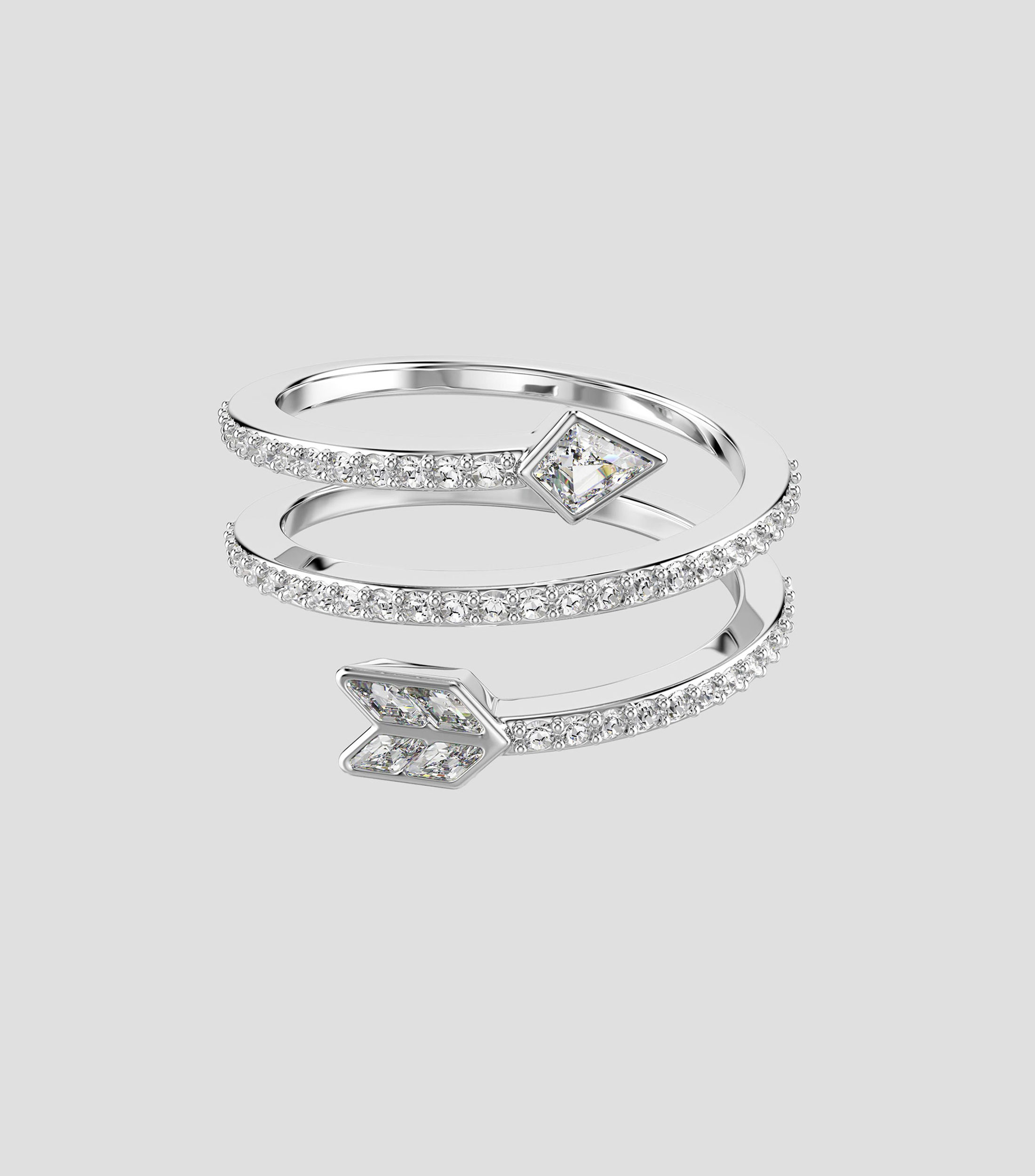 Anillo con cristales Mujer